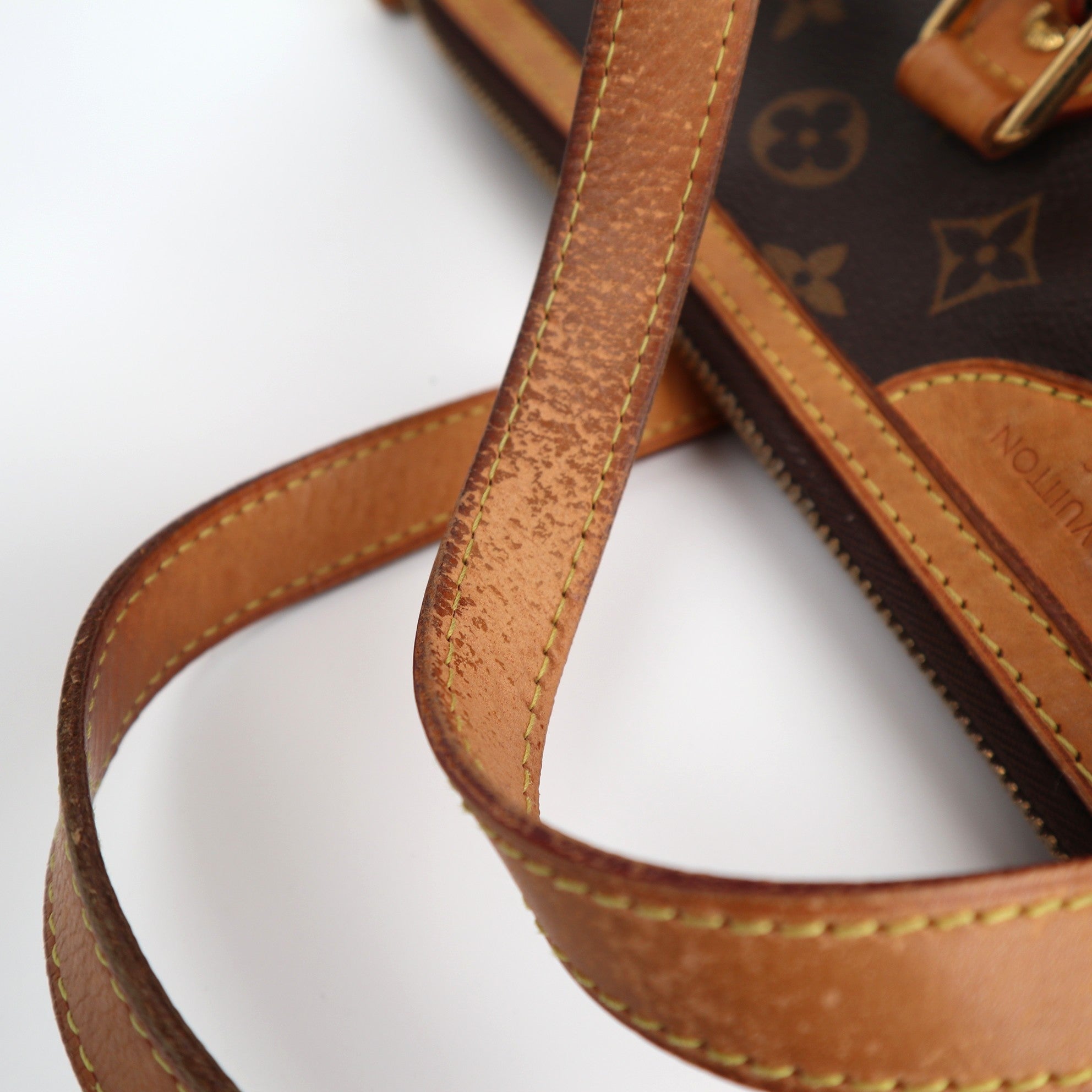 Louis Vuitton Monogram Canvas Palermo PM Shoulder Bag C1607R | Pre-Owned Very Good Brown Monogram Canvas