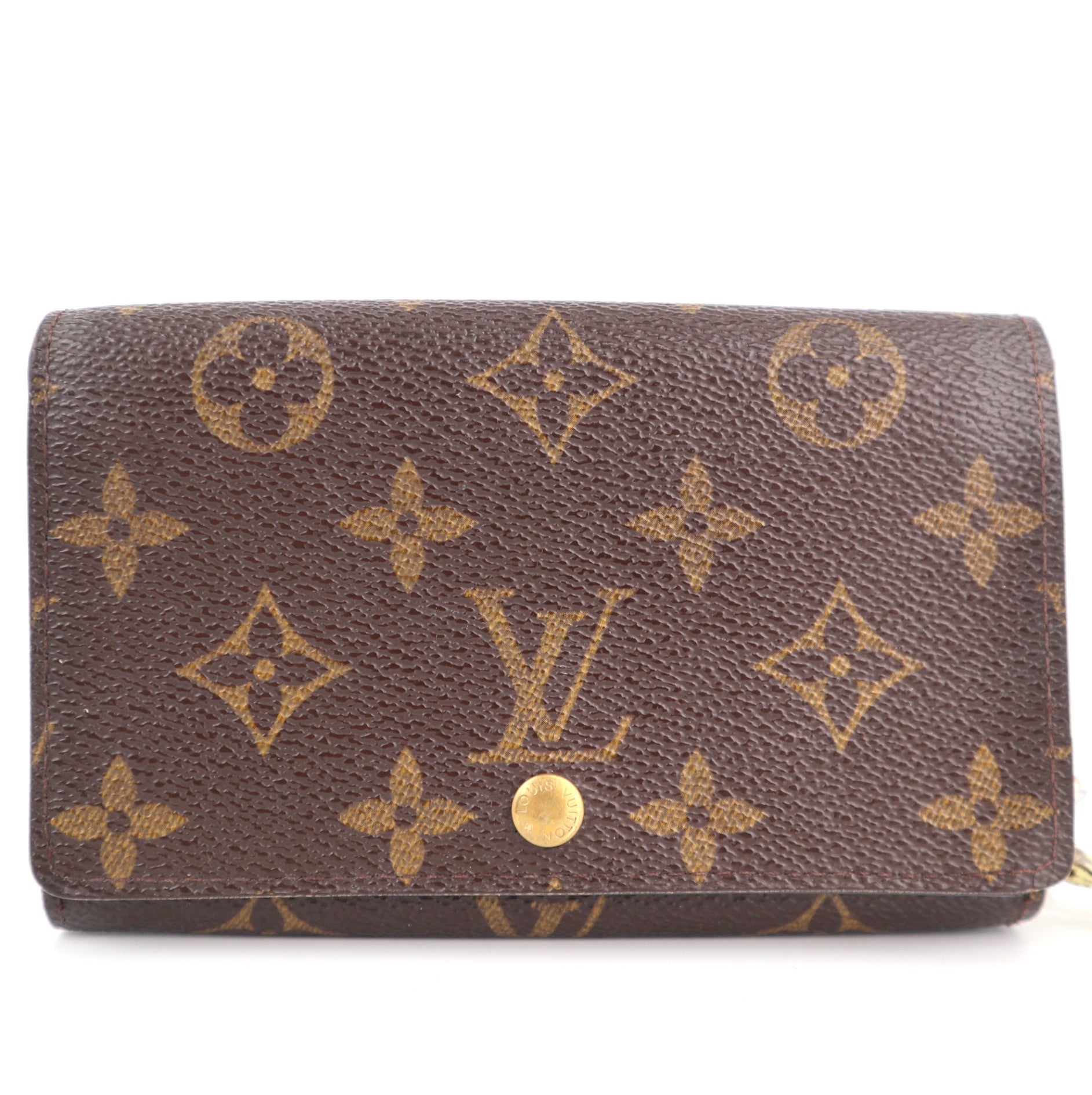 C2474 Louis Vuitton Wallet Vintage Monogram Wallet | Pre-Owned Very Good Brown Monogram Canvas