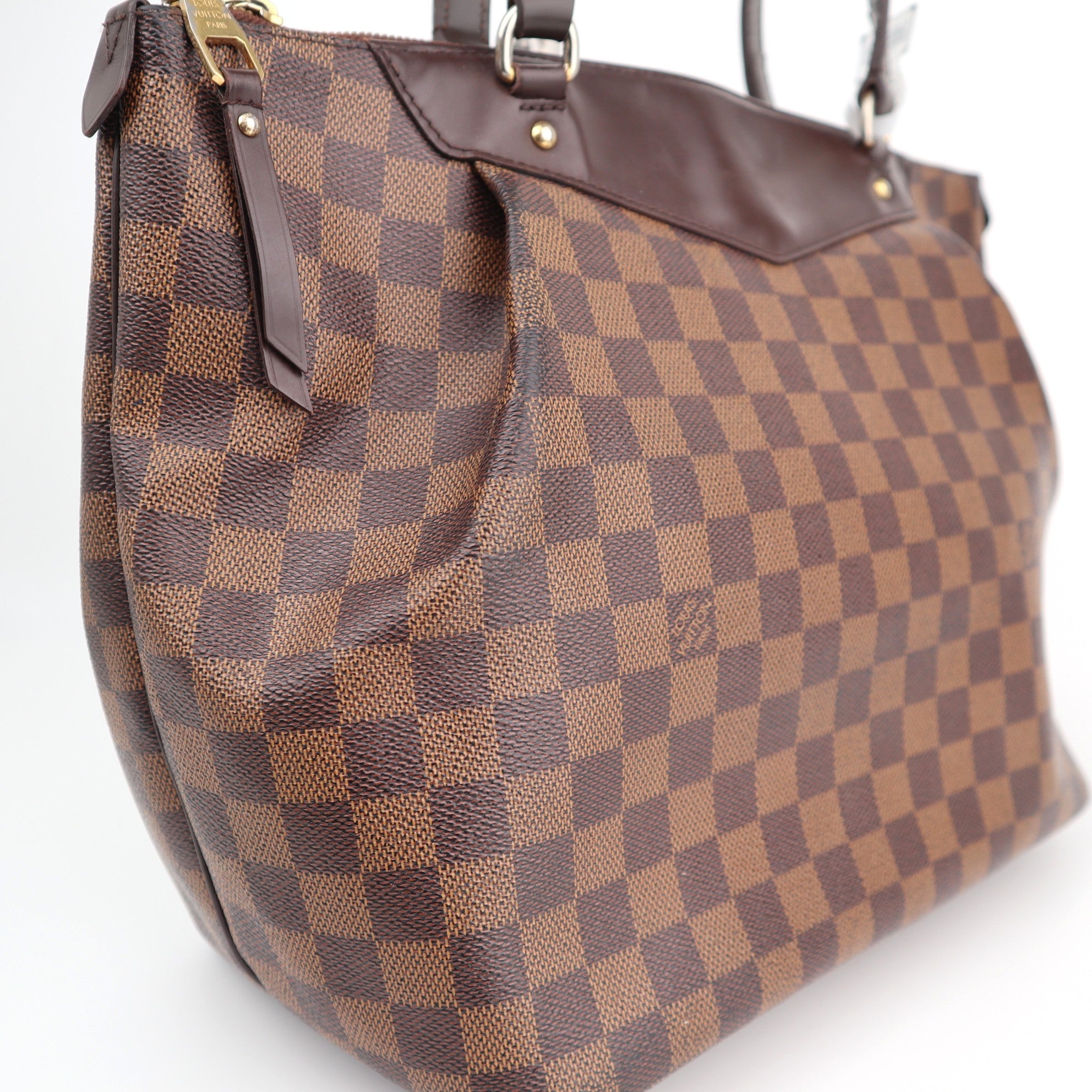 Louis Vuitton Damier Ebène Westminster GM Shoulder Bag C1610R | Pre-Owned Excellent Brown Damier Canvas