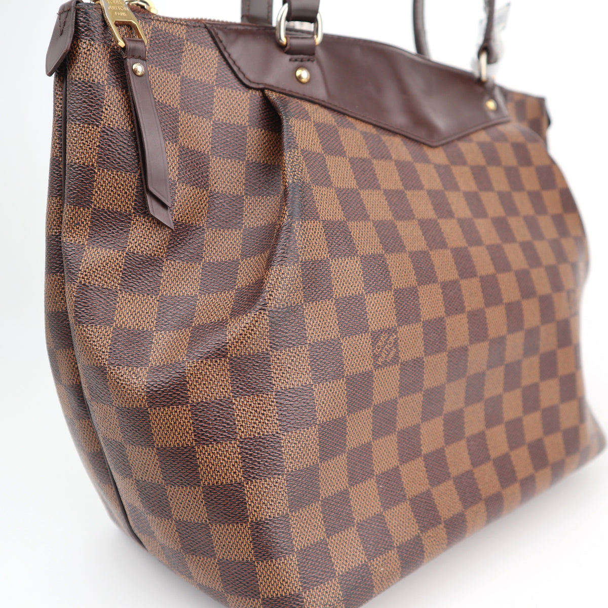 Louis Vuitton Damier Ebène Westminster GM Shoulder Bag C1610R | Pre-Owned Excellent Brown Damier Canvas