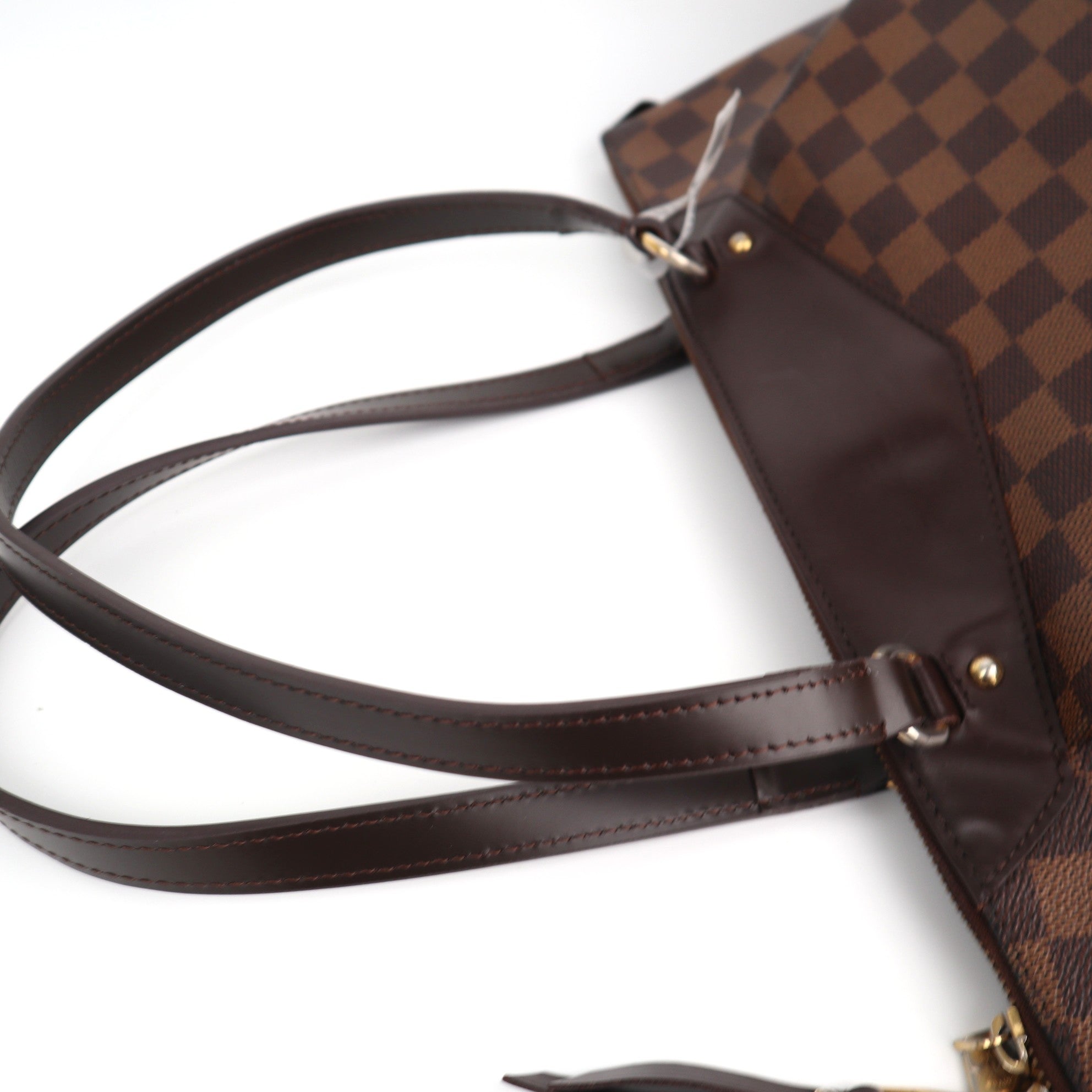 Louis Vuitton Damier Ebène Westminster GM Shoulder Bag C1610R | Pre-Owned Excellent Brown Damier Canvas