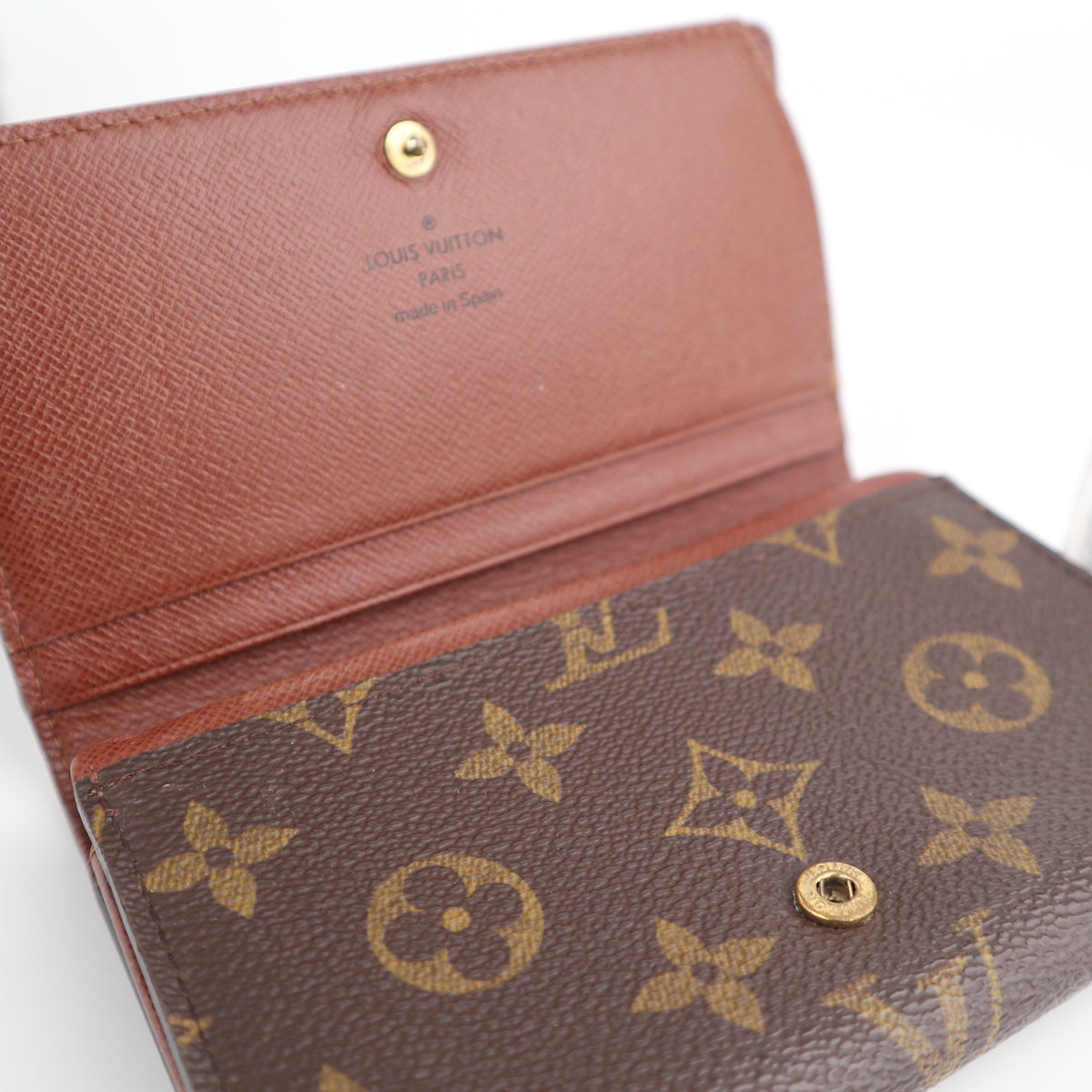 C2474 Louis Vuitton Wallet Vintage Monogram Wallet | Pre-Owned Very Good Brown Monogram Canvas