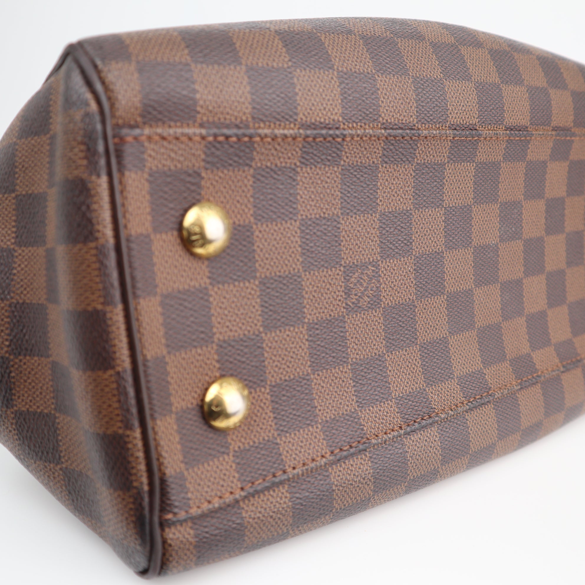 Louis Vuitton Damier Ebene Trevi PM Shoulder Bag C1611 | Pre-Owned Excellent Brown Damier Ebene Canvas
