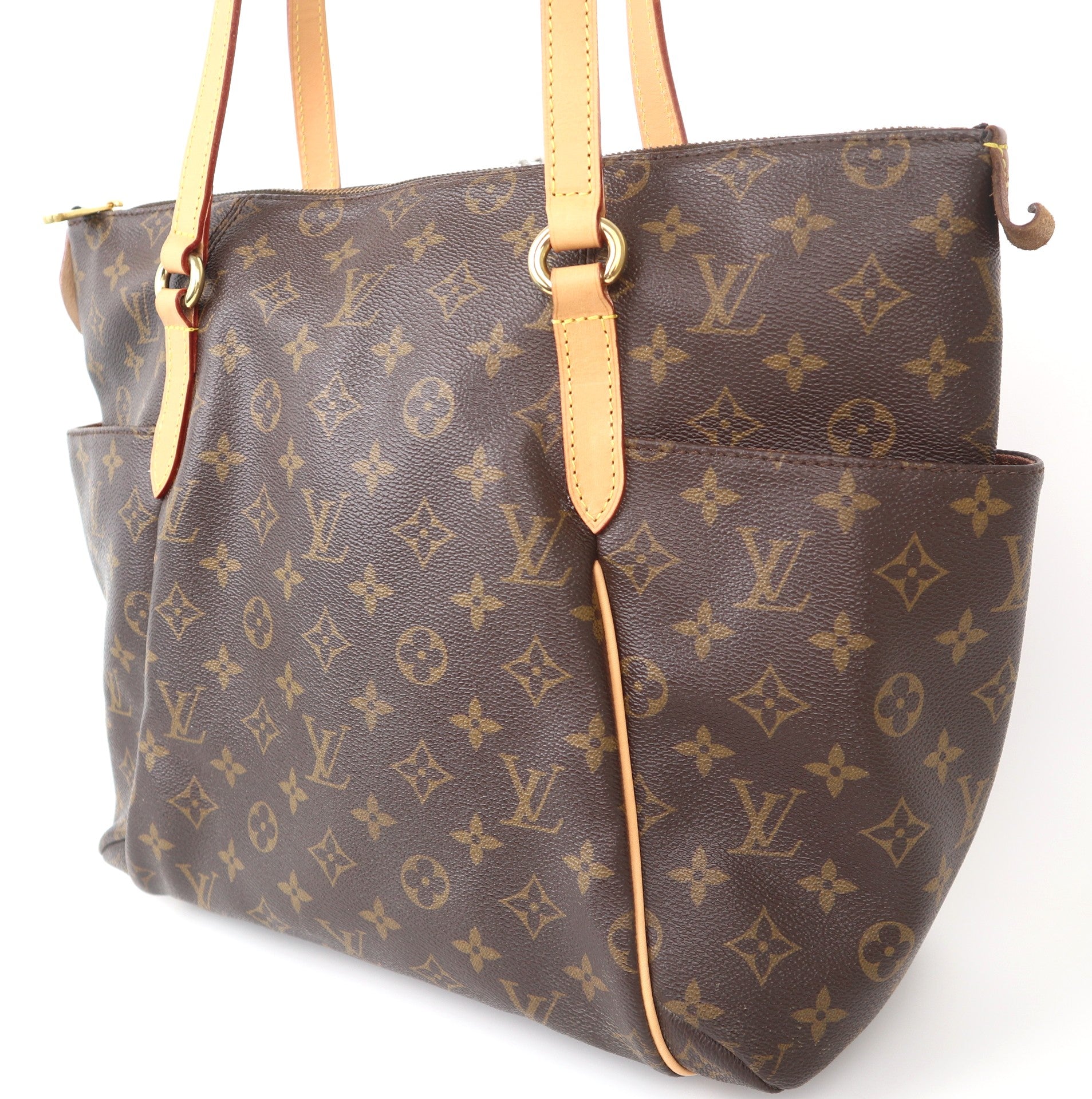 C1063 Louis Vuitton Monogram Canvas Totally MM Shouler Bag-Pre Owned