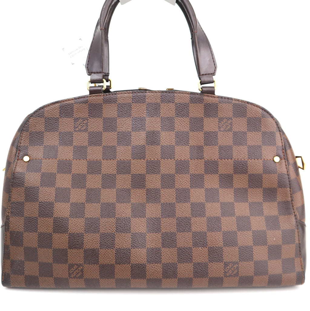 Louis Vuitton Damier Ebene Kensington Bowling Shoulder Bag C1612 | Pre-Owned Excellent Brown Damier Ebene Canvas