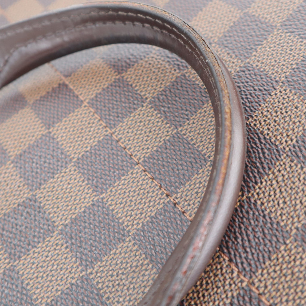 Louis Vuitton Damier Ebene Kensington Bowling Shoulder Bag C1612 | Pre-Owned Excellent Brown Damier Ebene Canvas