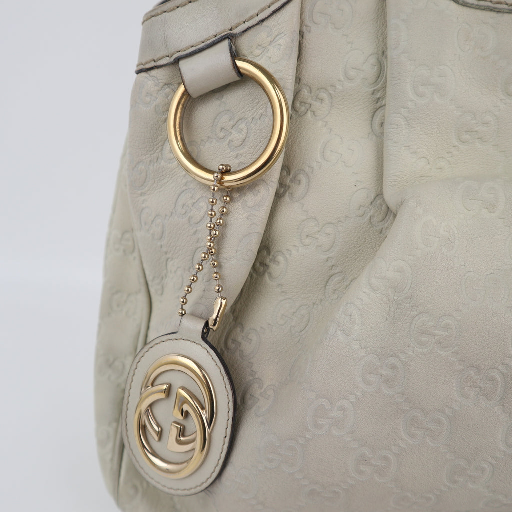 C2477 Gucci Shoulder Bag Medium Guccissima Sukey Tote | Pre-Owned Excellent Guccissima Leather