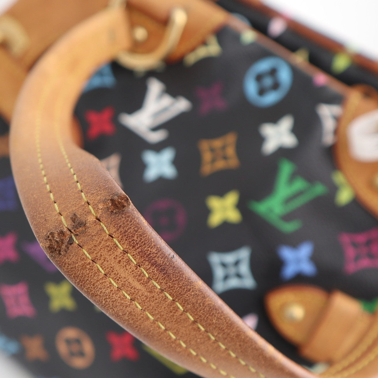 Louis Vuitton Multicolor Claudia Black Shoulder Bag C1609 | Pre-Owned Very Good Black