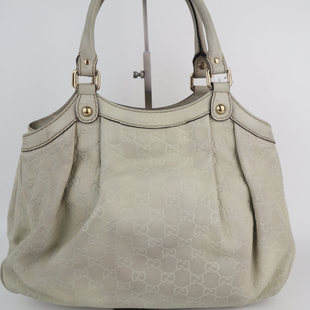 C2477 Gucci Shoulder Bag Medium Guccissima Sukey Tote | Pre-Owned Excellent Guccissima Leather