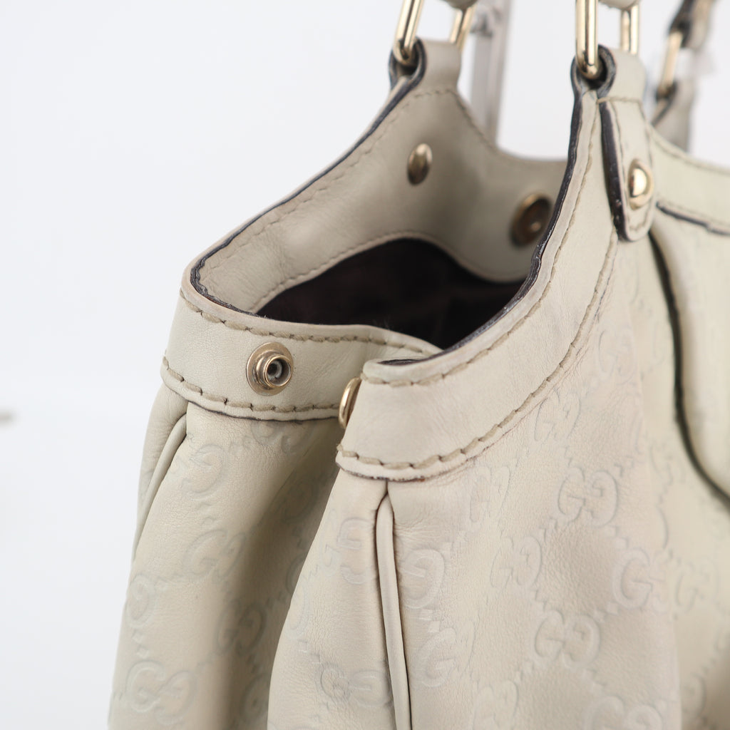 C2477 Gucci Shoulder Bag Medium Guccissima Sukey Tote | Pre-Owned Excellent Guccissima Leather