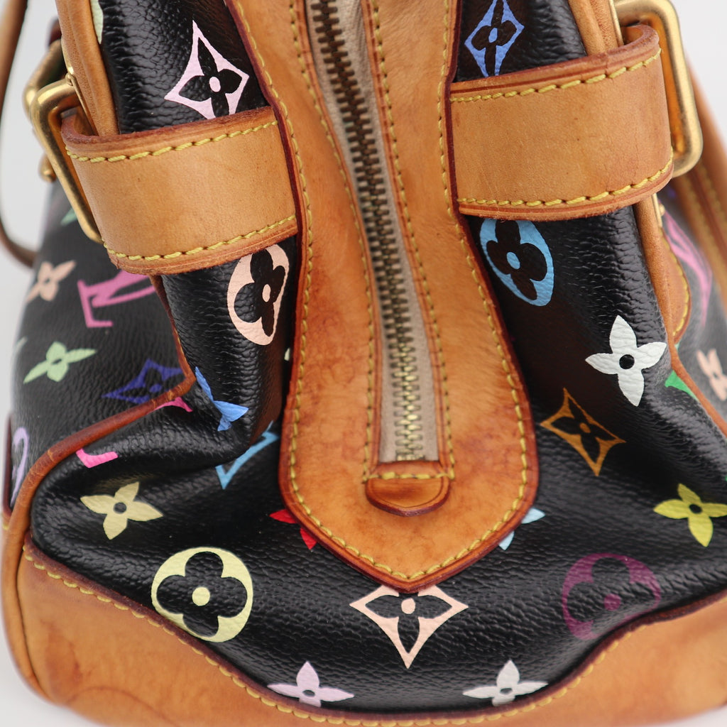 Louis Vuitton Multicolor Claudia Black Shoulder Bag C1609 | Pre-Owned Very Good Black