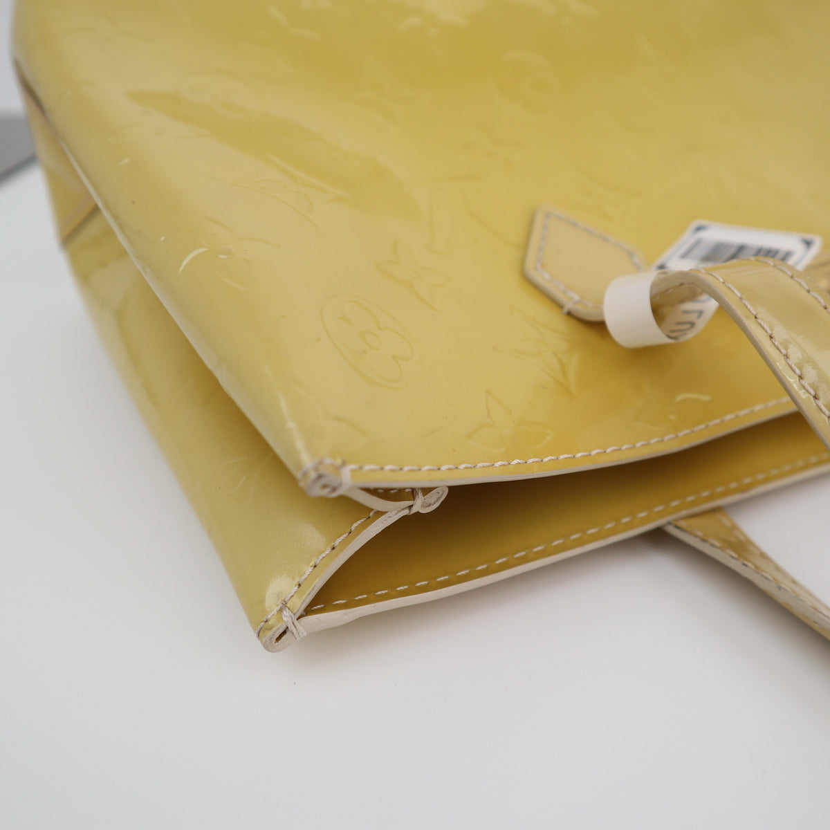 C2480 Louis Vuitton Shoulder Bag Monogram Vernis Wilshire PM Yellow | Pre-Owned Very Good Yellow Vernis patent leather Monogram