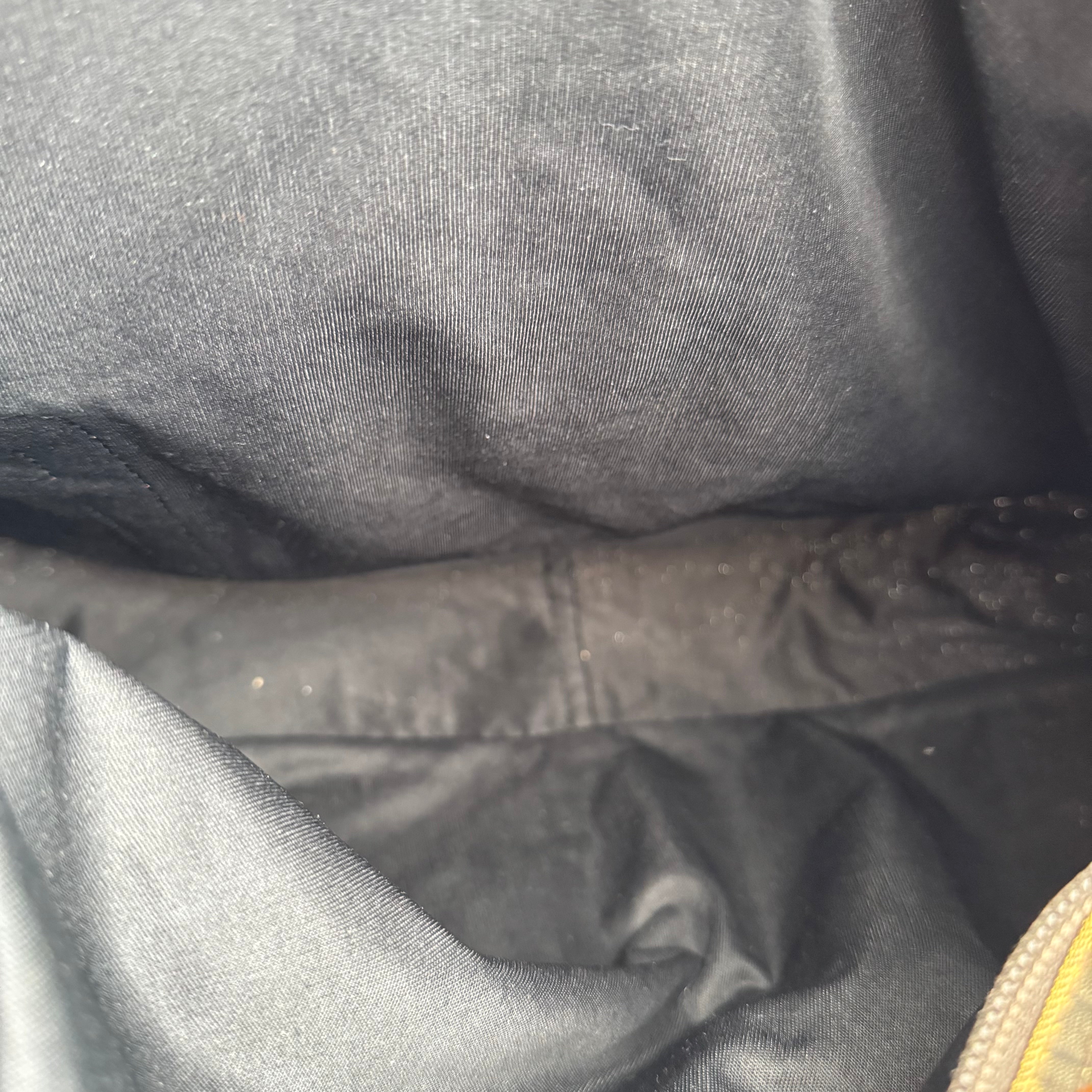 J1454 Fendi Zucca Monogram Canvas Large Messenger Crossbody Bag- Pre Owned