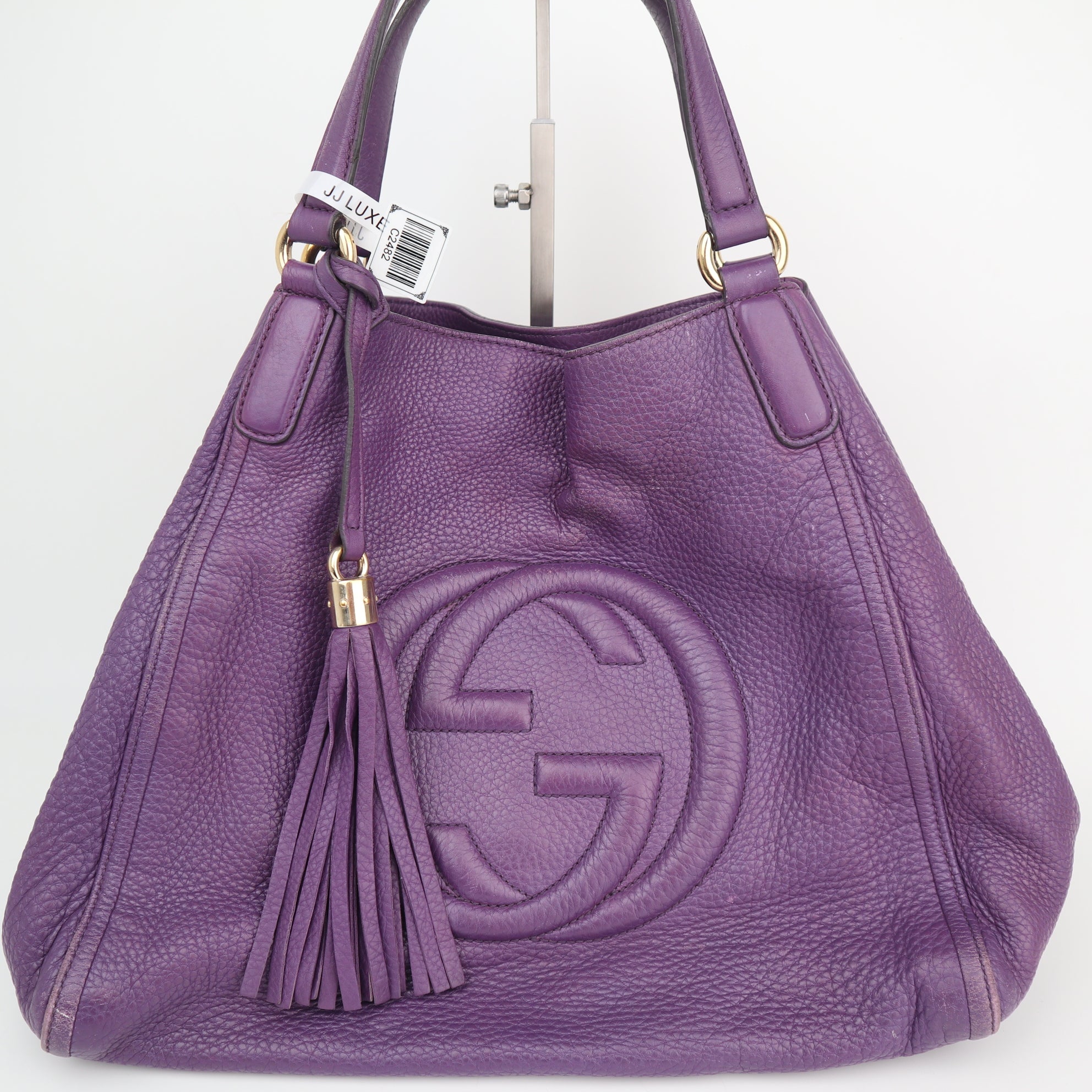 C2482 Gucci Tote Bag Soho Medium Shoulder Tote Bag | Pre-Owned Very Good Leather