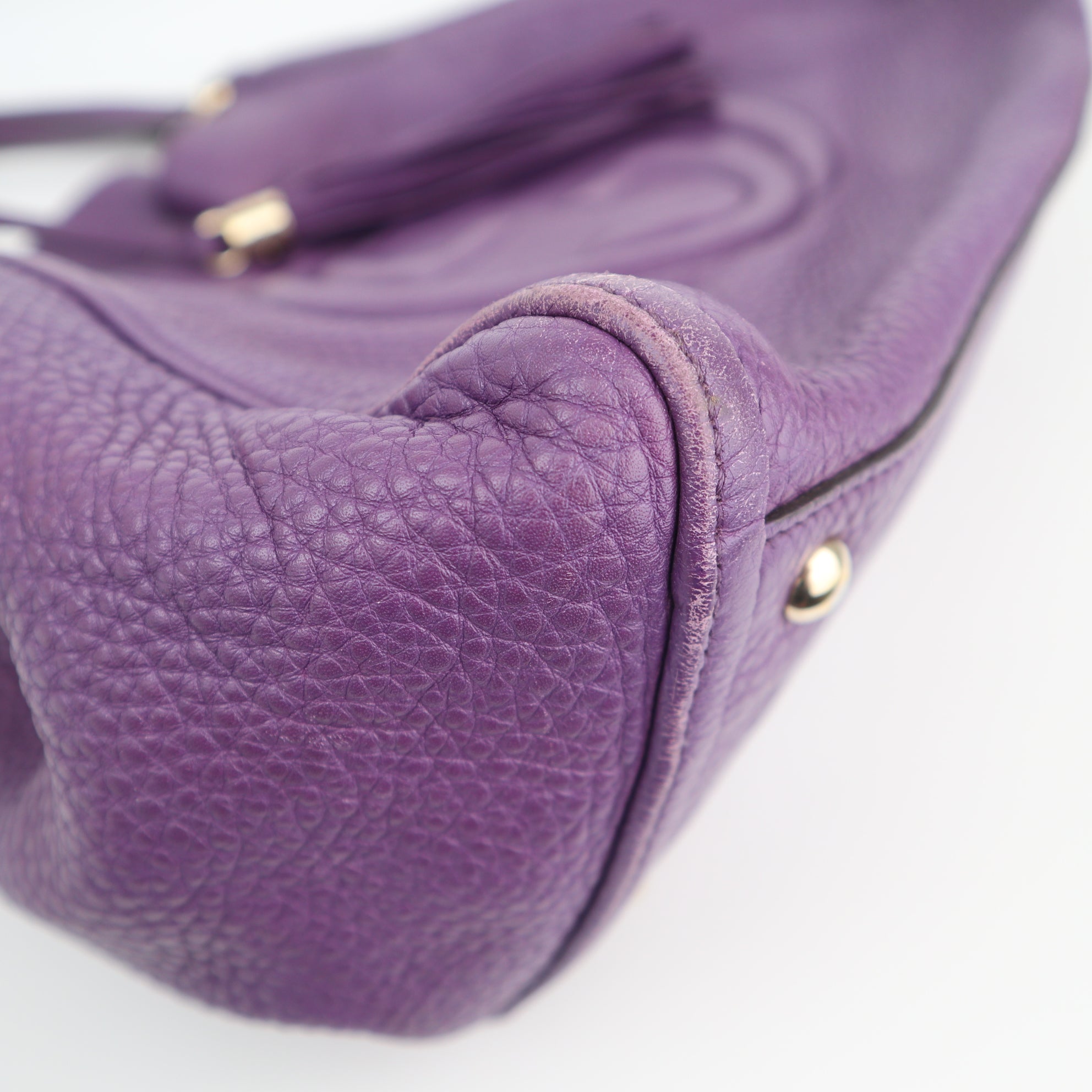 C2482 Gucci Tote Bag Soho Medium Shoulder Tote Bag | Pre-Owned Very Good Leather