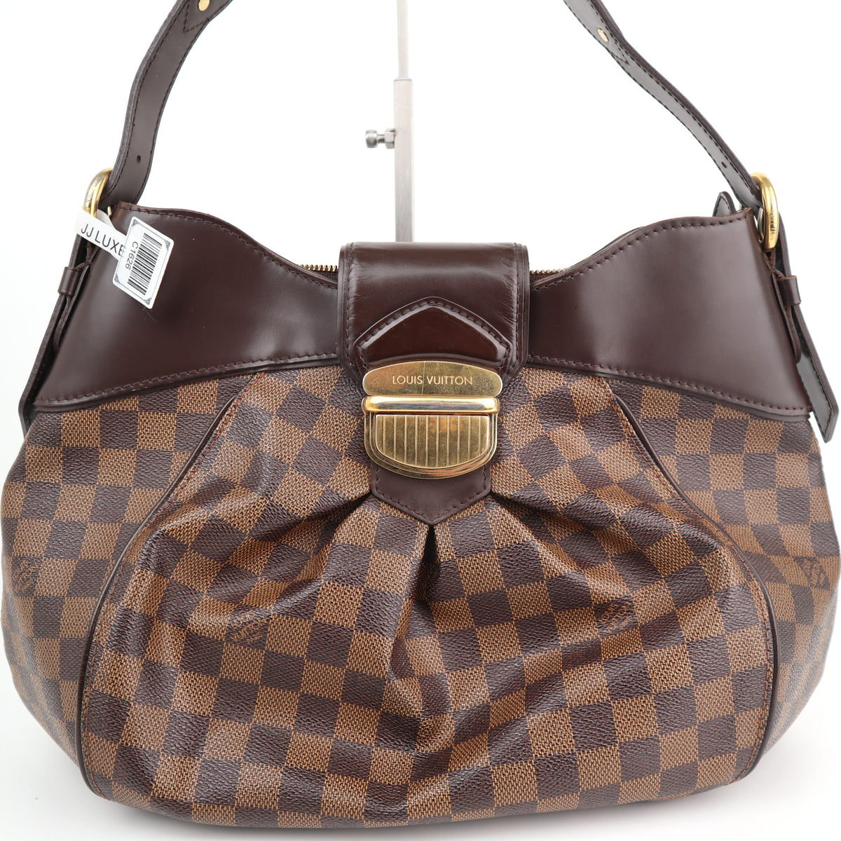 Louis Vuitton Damier Ebene Sistina MM Shoulder Bag C1626R | Pre-Owned Very Good Brown Damier Ebene Canvas
