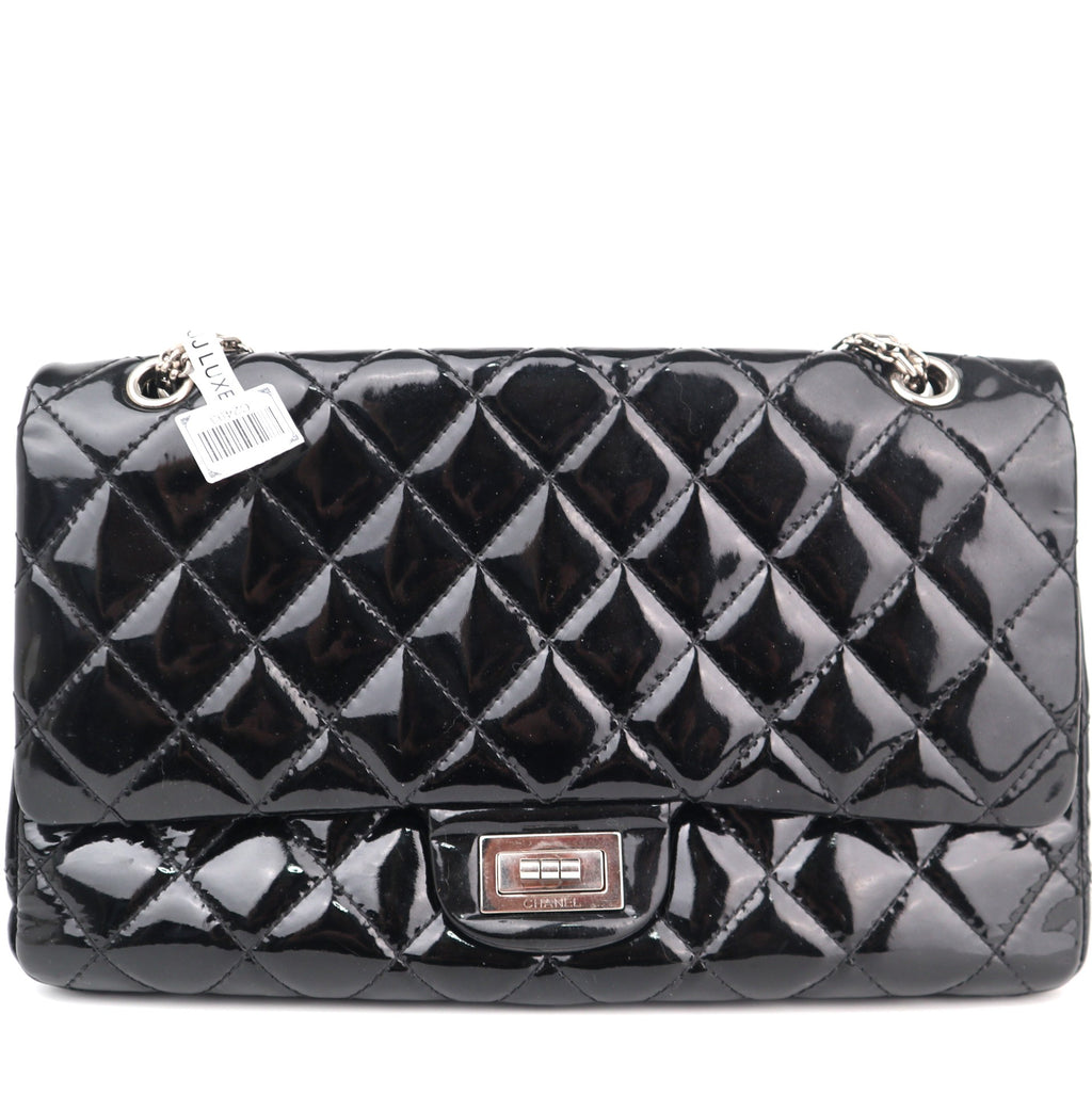 C2493 Chanel Shoulder Bag 2.55 Reissue Patent Leather Jumbo | Pre-Owned Very Good Patent leather Quilted