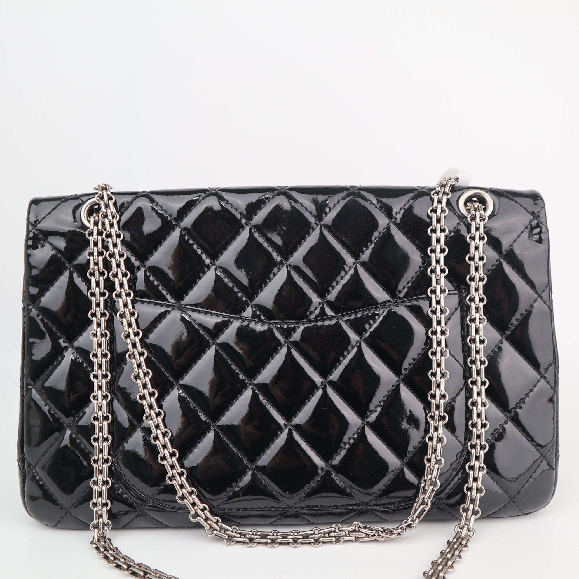 C2493 Chanel Shoulder Bag 2.55 Reissue Patent Leather Jumbo | Pre-Owned Very Good Patent leather Quilted