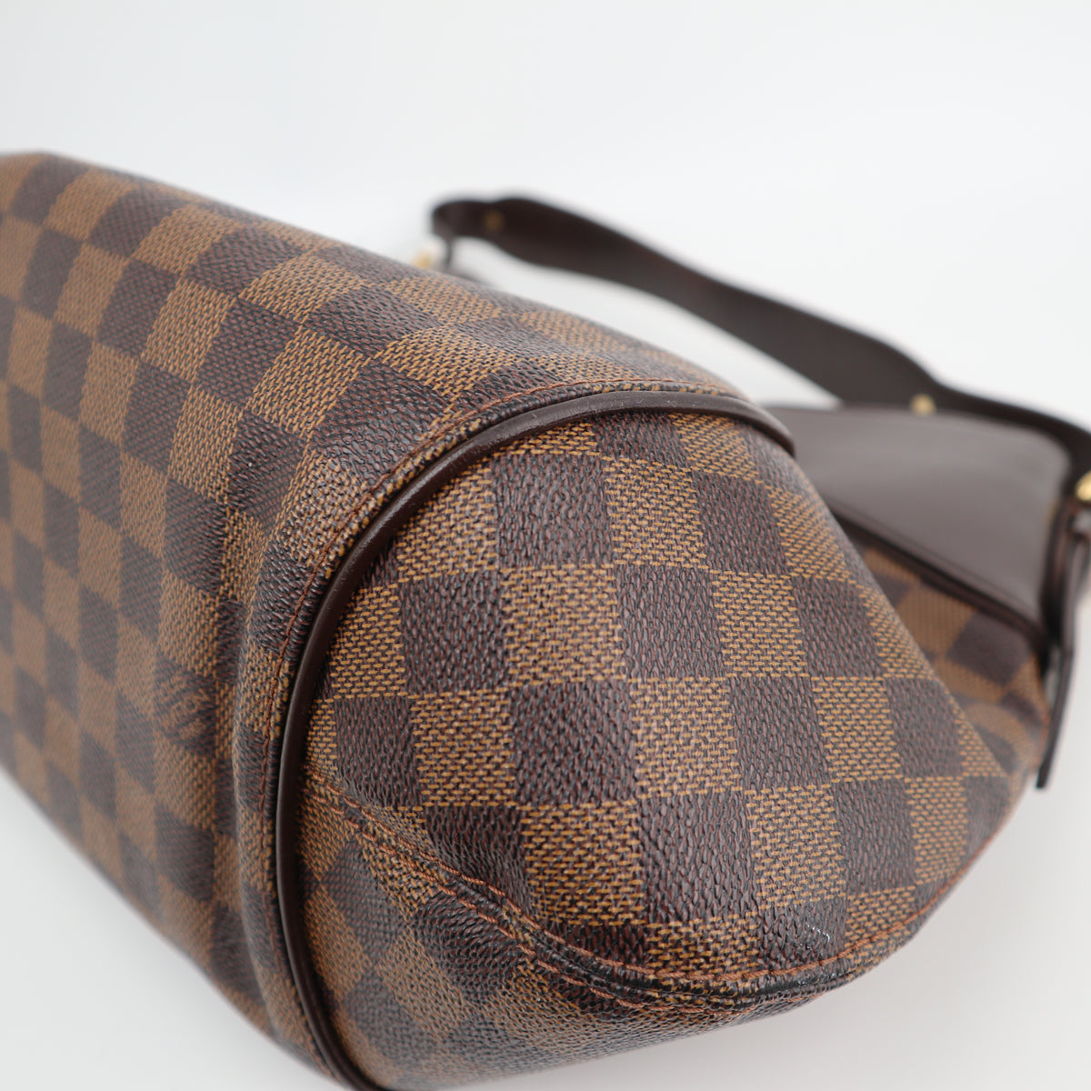 Louis Vuitton Damier Ebene Sistina MM Shoulder Bag C1626R | Pre-Owned Very Good Brown Damier Ebene Canvas