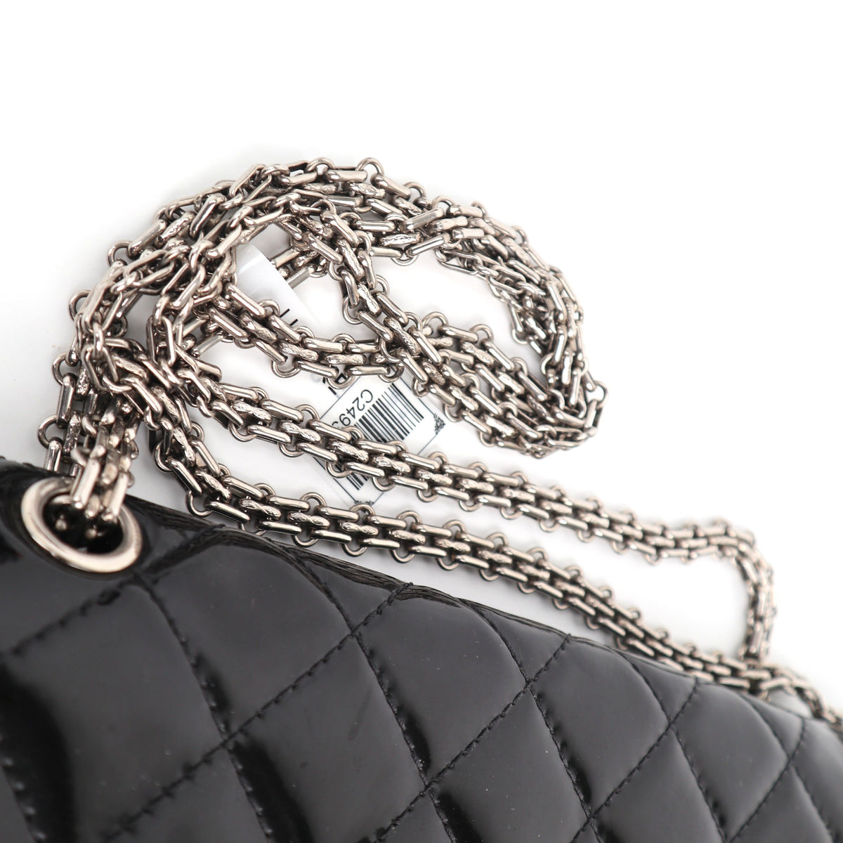 C2493 Chanel Shoulder Bag 2.55 Reissue Patent Leather Jumbo | Pre-Owned Very Good Patent leather Quilted