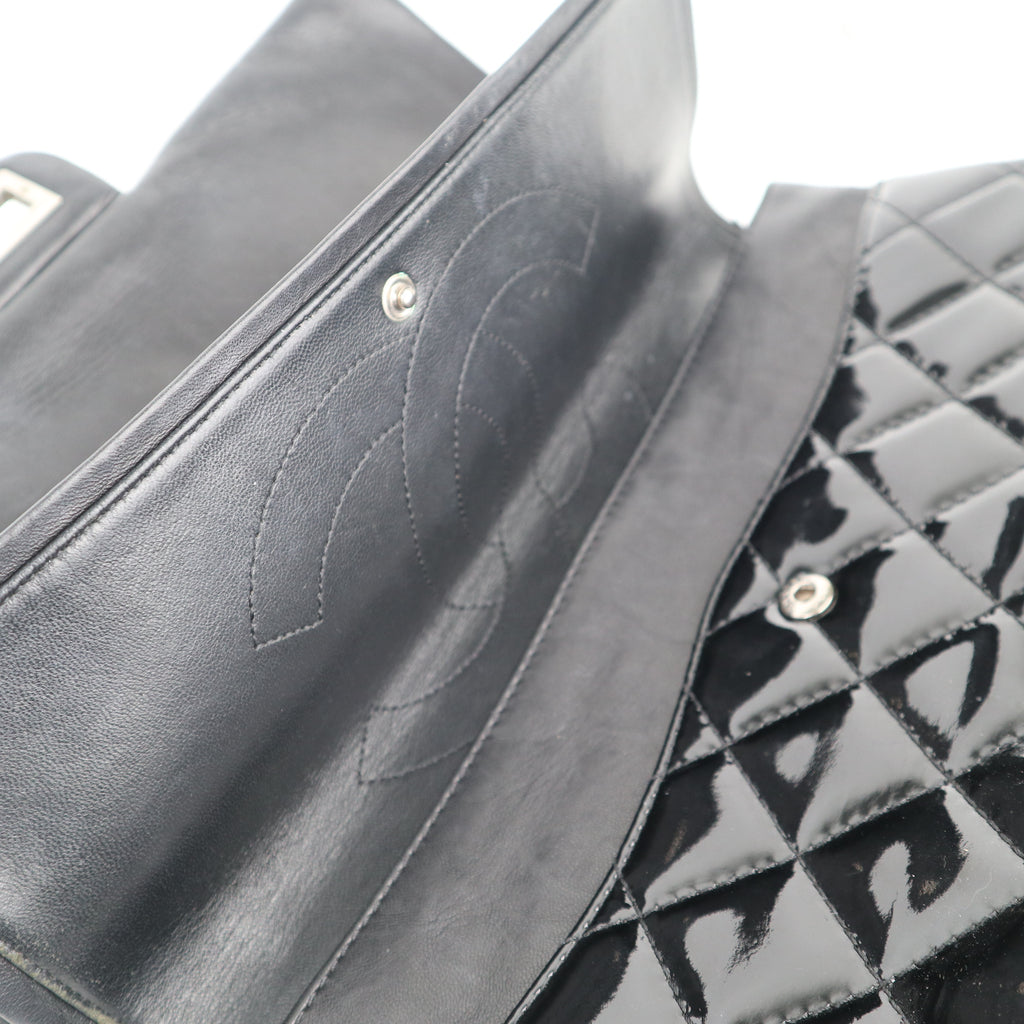 C2493 Chanel Shoulder Bag 2.55 Reissue Patent Leather Jumbo | Pre-Owned Very Good Patent leather Quilted