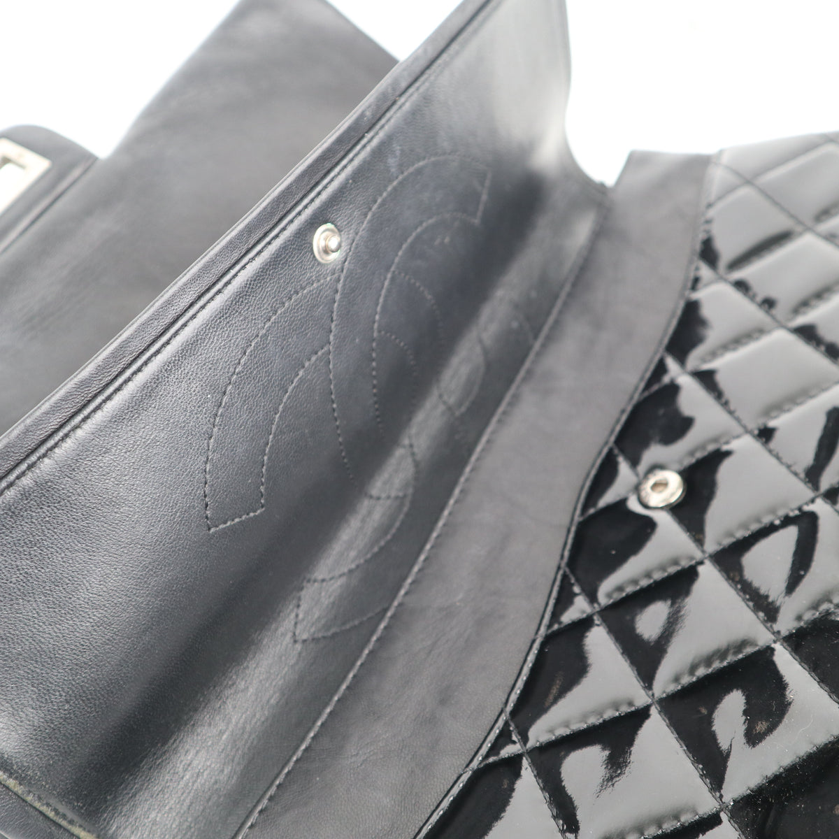 C2493 Chanel Shoulder Bag 2.55 Reissue Patent Leather Jumbo | Pre-Owned Very Good Patent leather Quilted