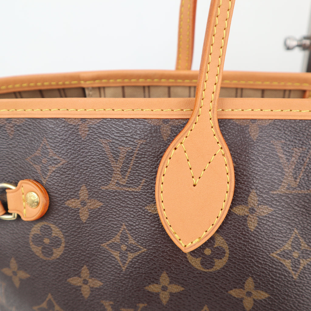 C2495R Louis Vuitton Tote Bag Monogram Neverfull MM | Pre-Owned Excellent Brown Monogram Canvas