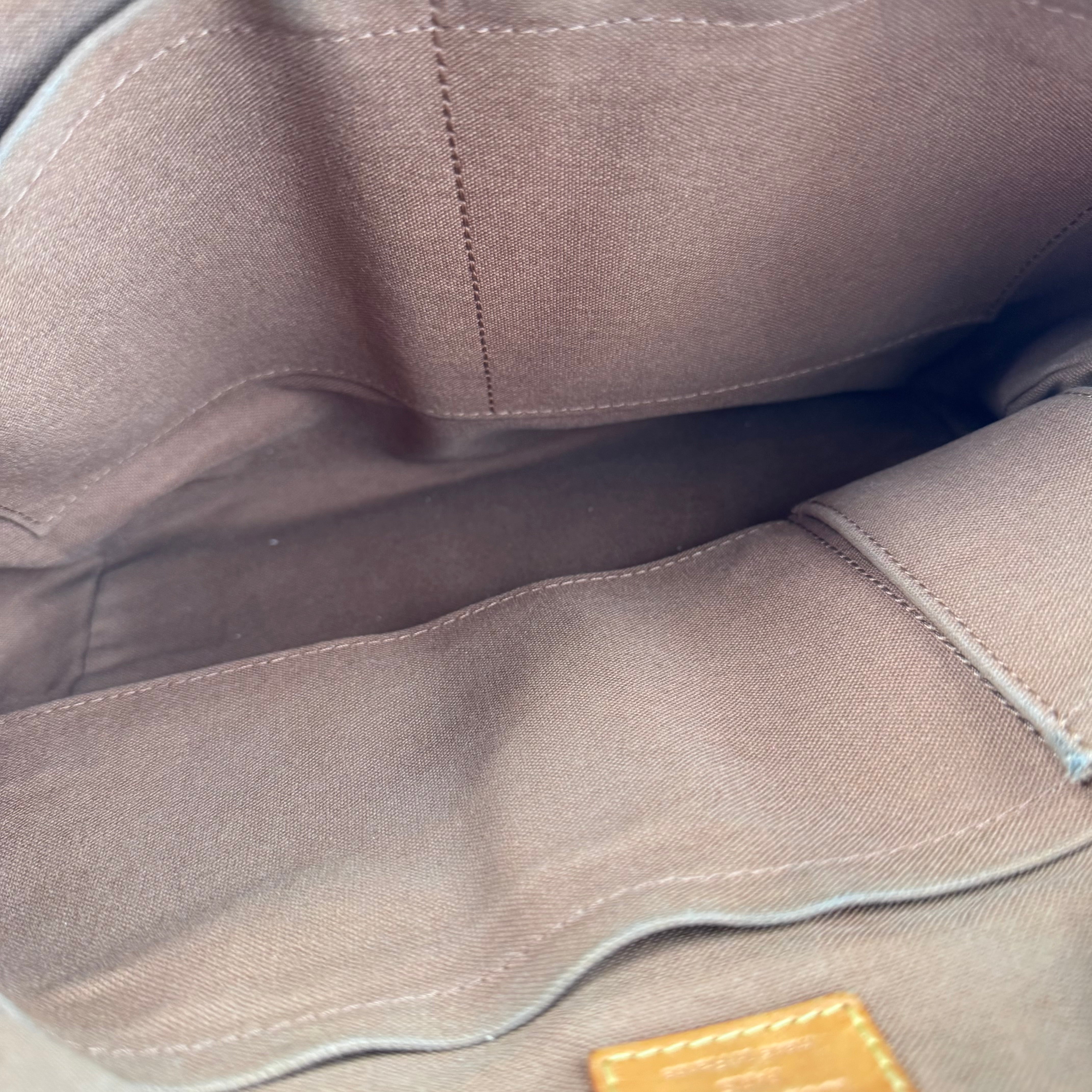 J1410 Louis Vuitton Palermo Handbag Monogram Canvas PM- Pre Owned