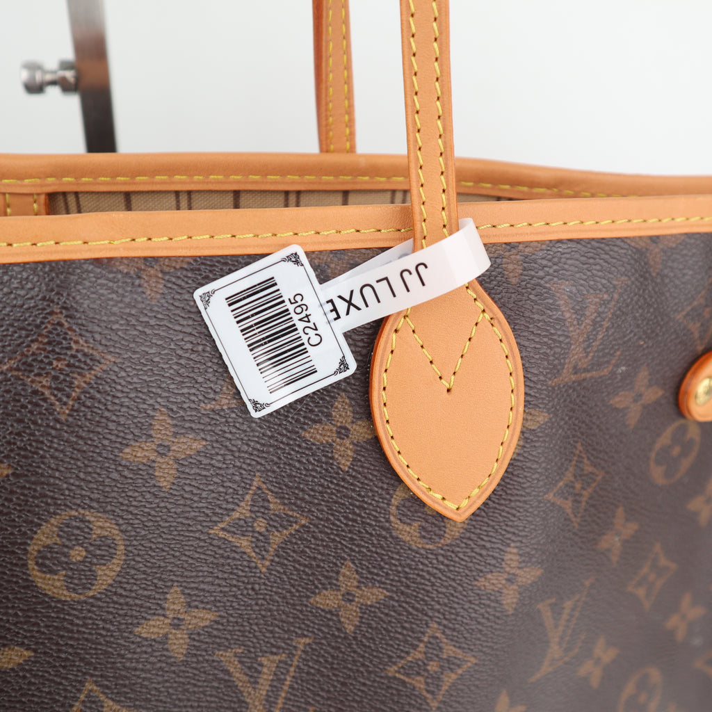 C2495R Louis Vuitton Tote Bag Monogram Neverfull MM | Pre-Owned Excellent Brown Monogram Canvas