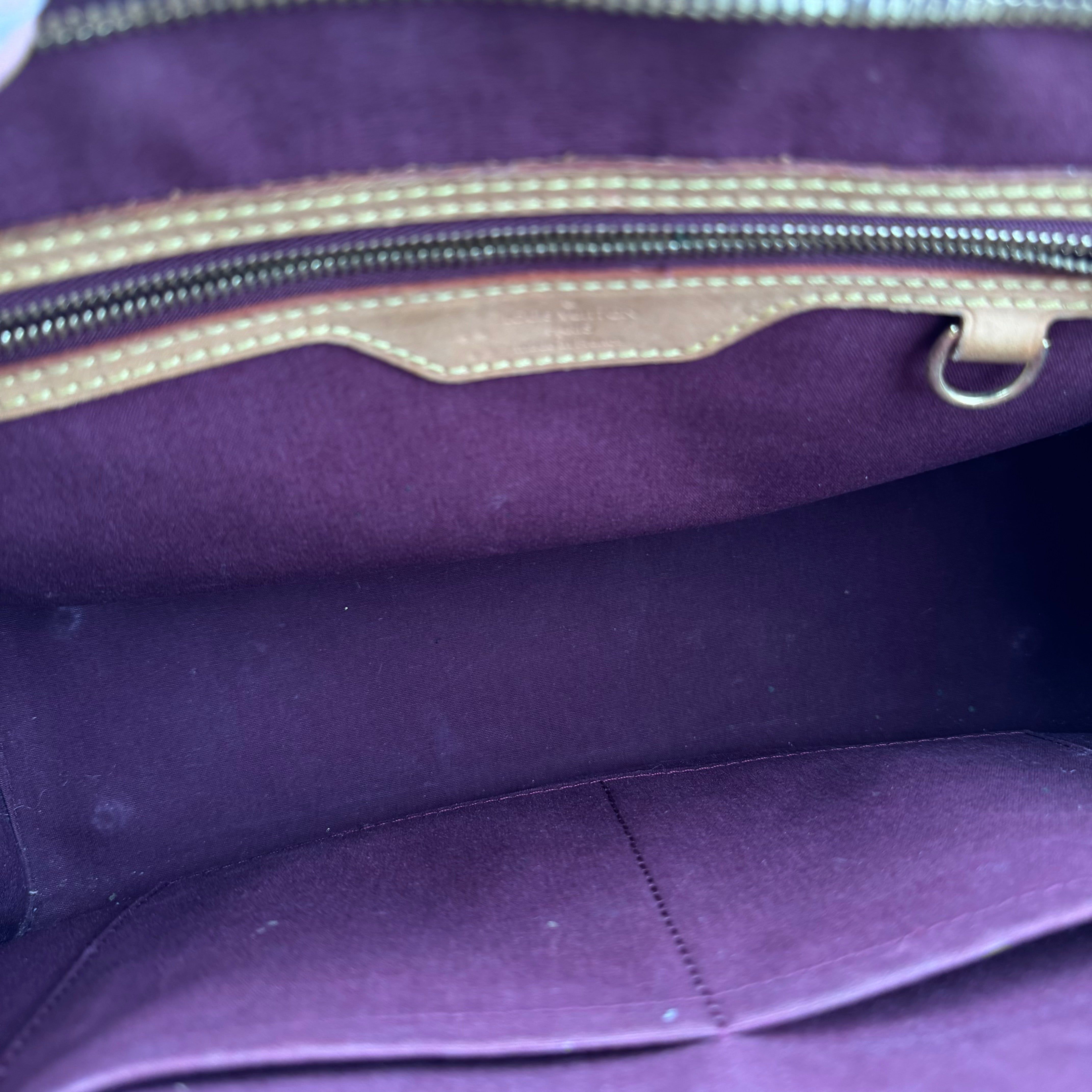 J1407 Louis Vuitton Brea Handbag Monogram Vernis - Pre Owned