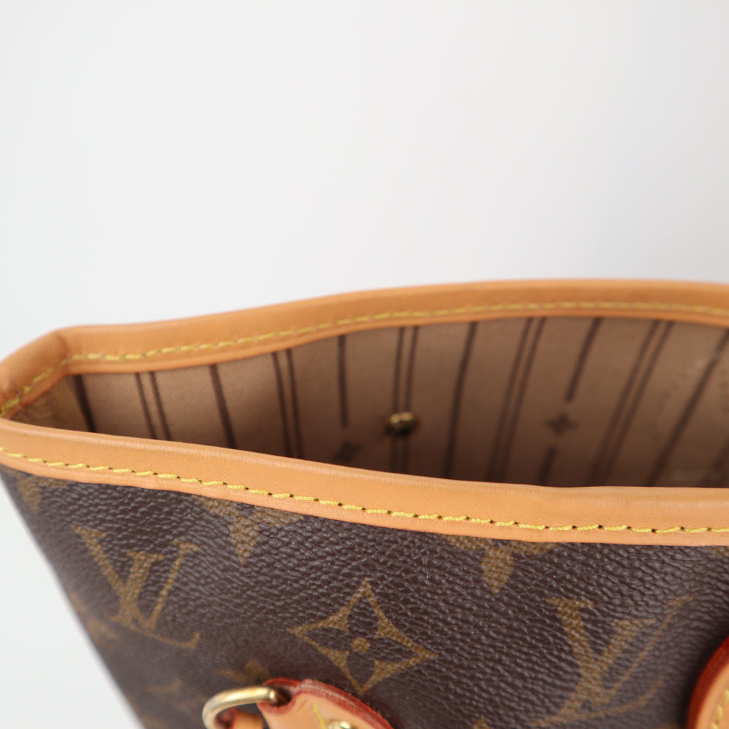C2496R Louis Vuitton Tote Bag Monogram Neverfull MM | Pre-Owned Excellent Brown Monogram Canvas