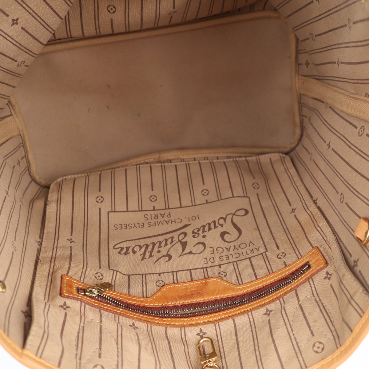 C2496R Louis Vuitton Tote Bag Monogram Neverfull MM | Pre-Owned Excellent Brown Monogram Canvas