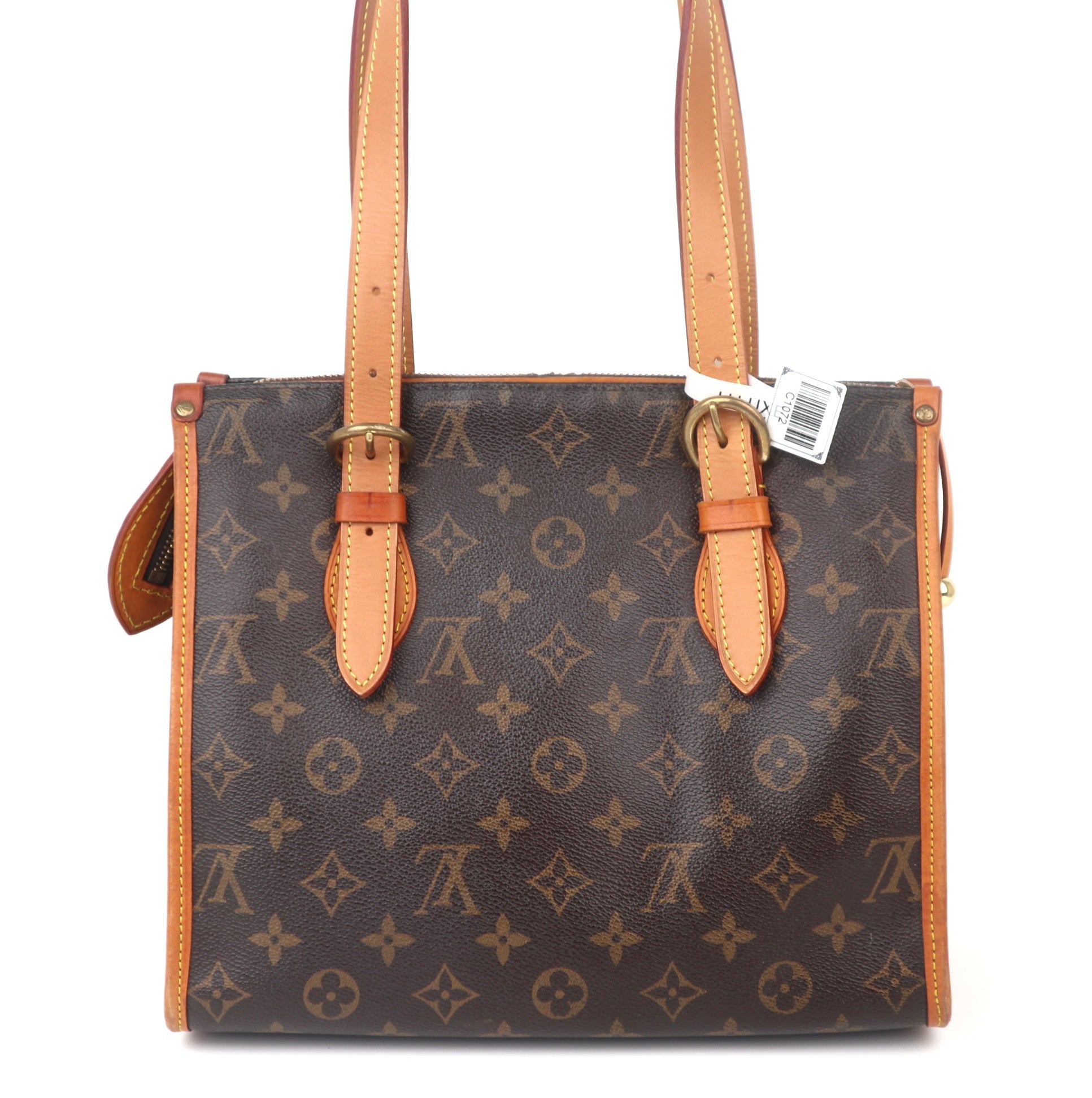C1072 Louis Vuitton Popincourt Haut Monogram Brown Tote Bag-Pre Owned