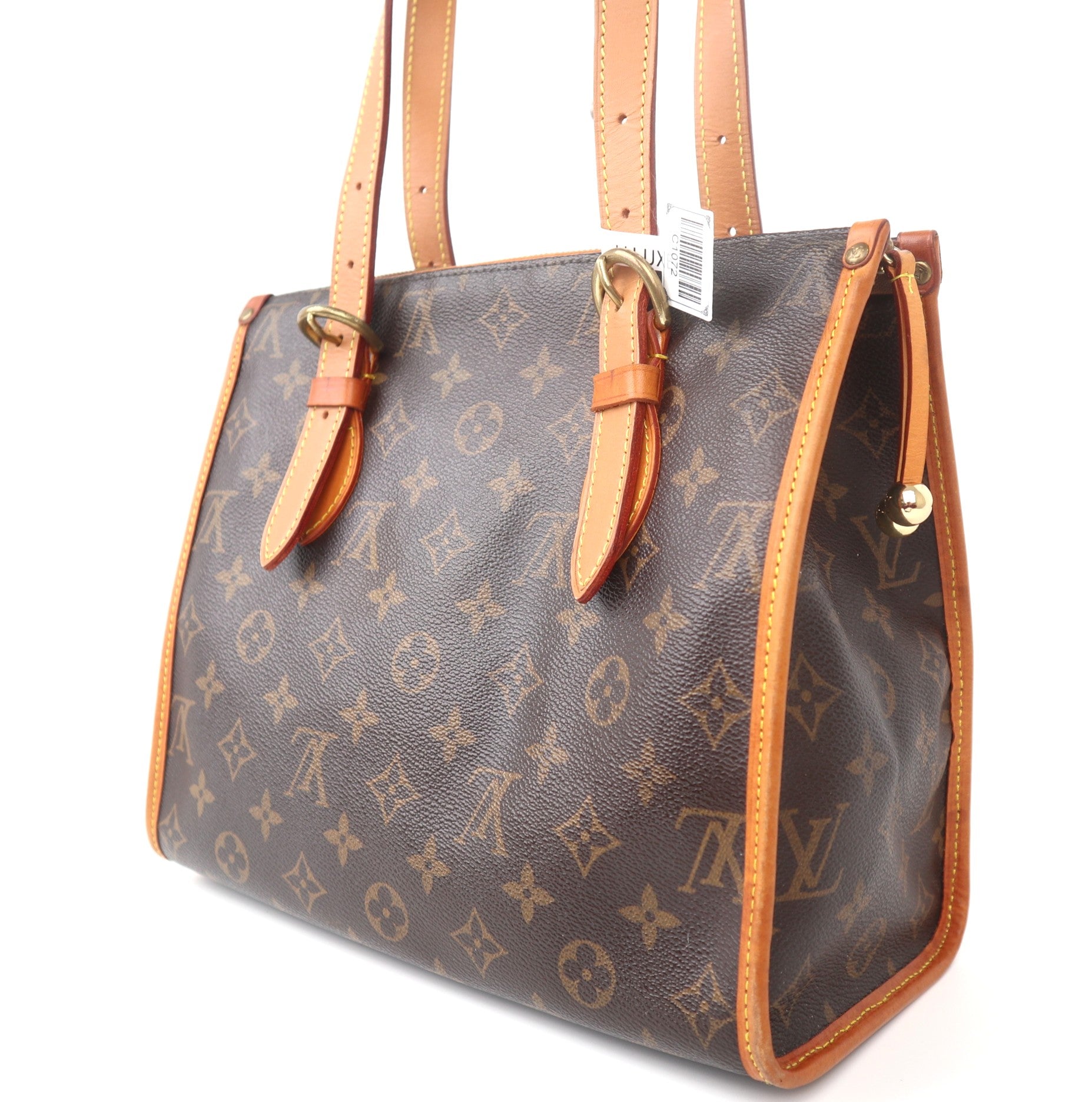 C1072 Louis Vuitton Popincourt Haut Monogram Brown Tote Bag-Pre Owned
