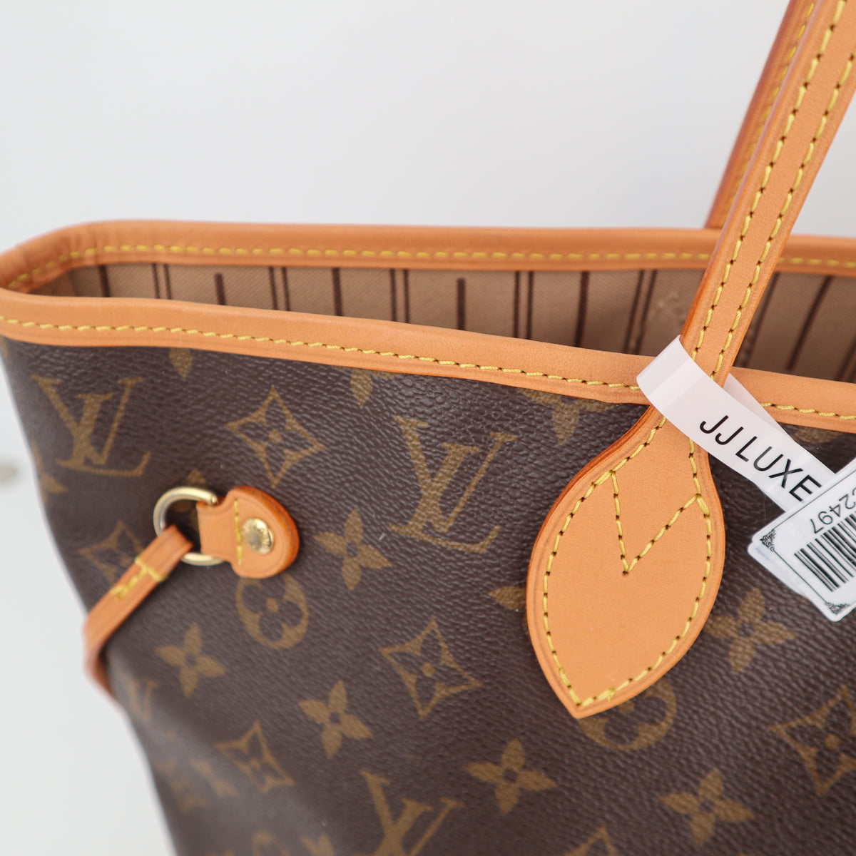 C2497R Louis Vuitton Tote Bag Monogram Neverfull MM | Pre-Owned Excellent Brown Monogram Canvas