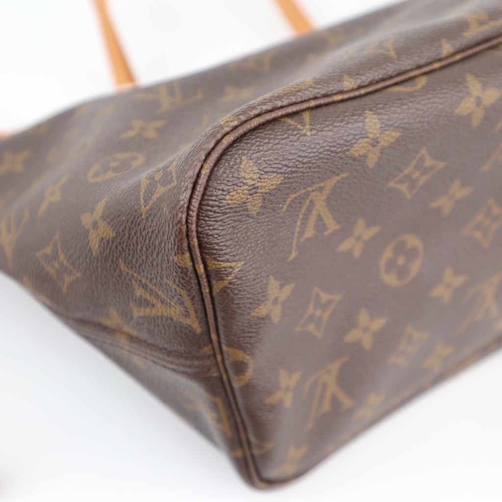 C2497R Louis Vuitton Tote Bag Monogram Neverfull MM | Pre-Owned Excellent Brown Monogram Canvas