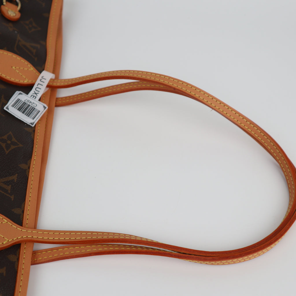 C2497R Louis Vuitton Tote Bag Monogram Neverfull MM | Pre-Owned Excellent Brown Monogram Canvas