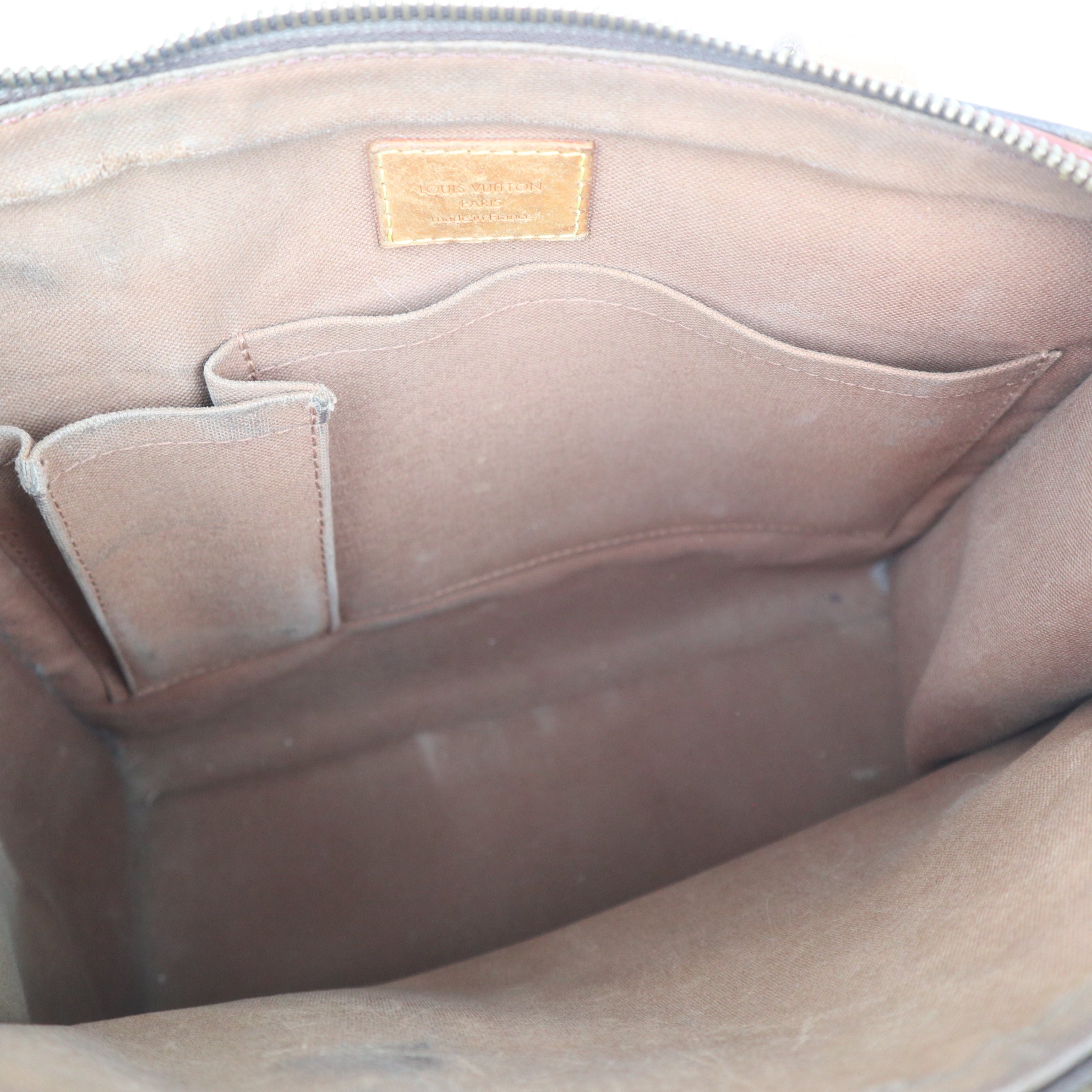 C1072 Louis Vuitton Popincourt Haut Monogram Brown Tote Bag-Pre Owned