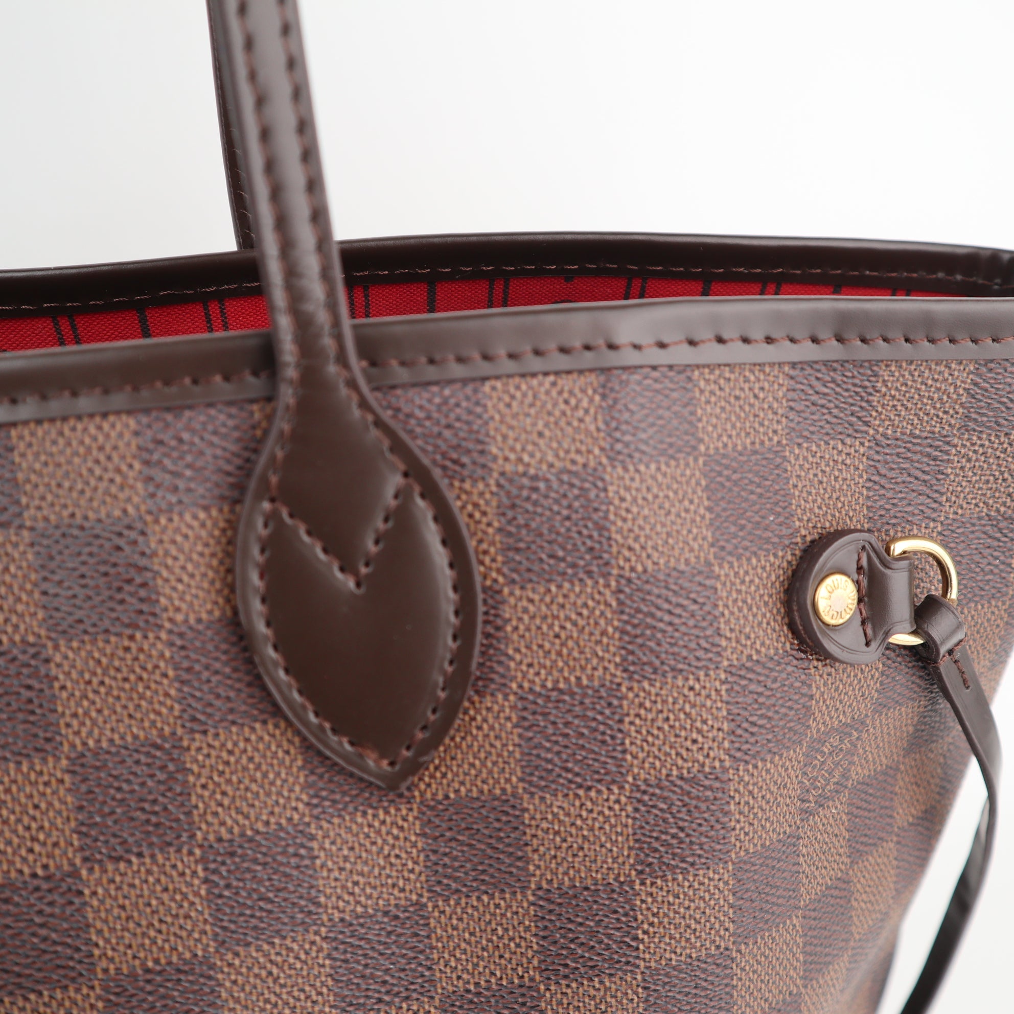 Louis Vuitton Damier Ebene Canvas Neverfull MM Shoulder Bag C1633R | Pre-Owned Excellent Brown Damier Ebene Canvas