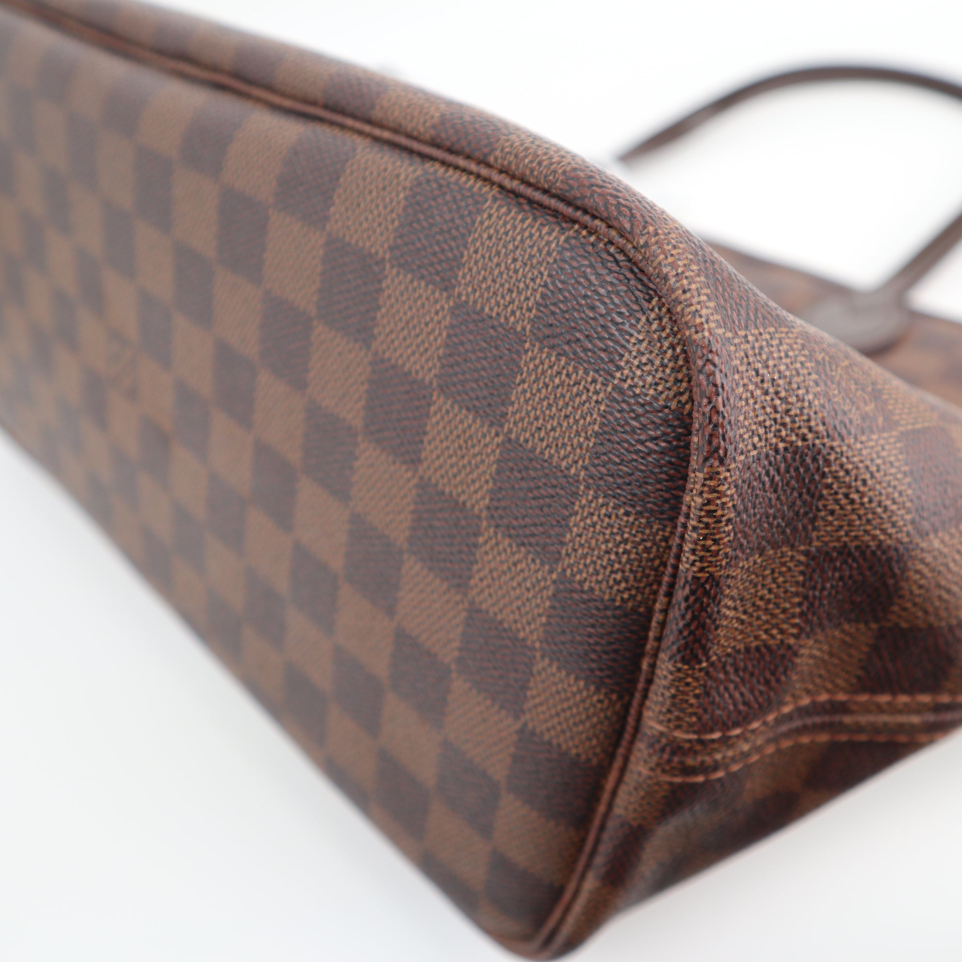 Louis Vuitton Damier Ebene Canvas Neverfull MM Shoulder Bag C1633R | Pre-Owned Excellent Brown Damier Ebene Canvas