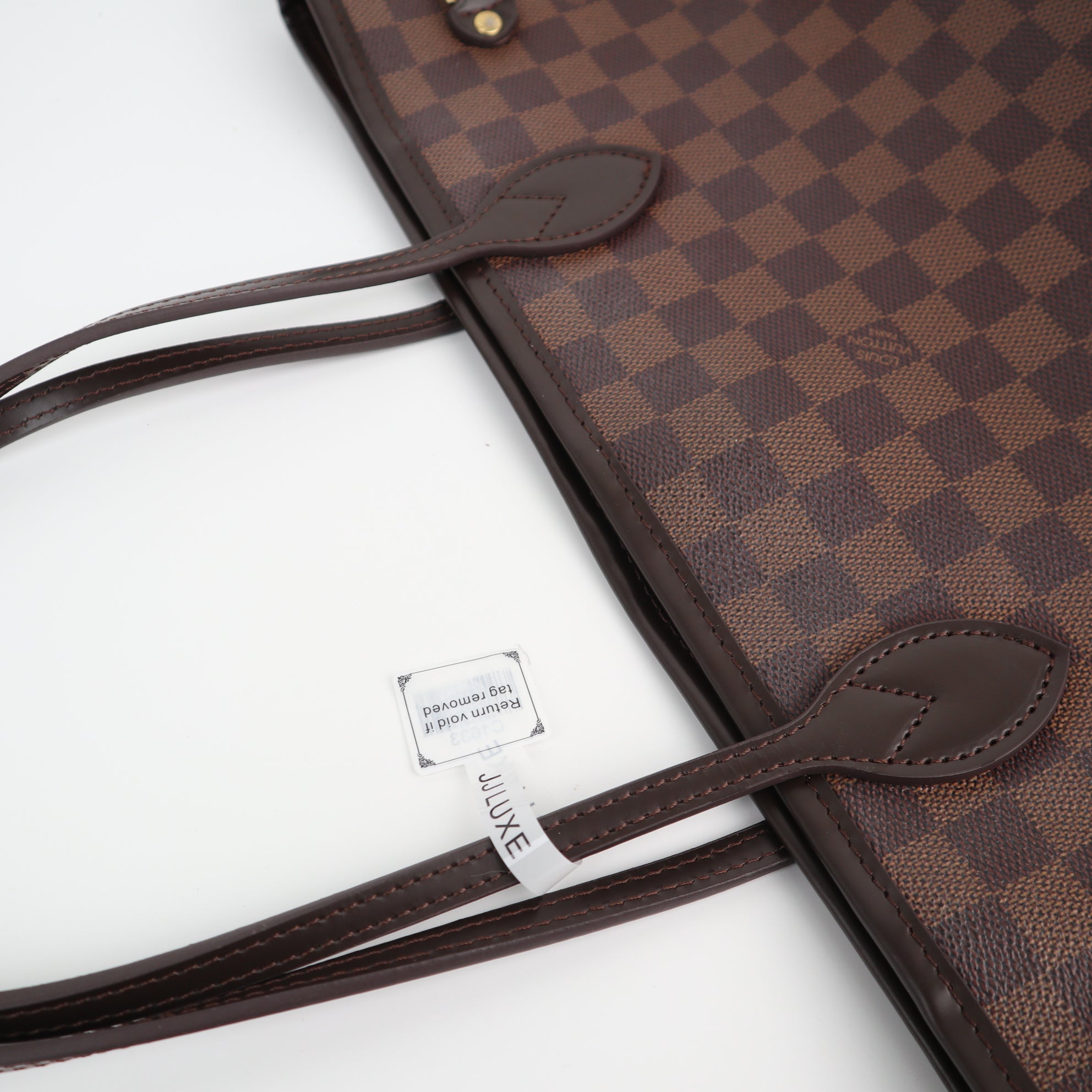 Louis Vuitton Damier Ebene Canvas Neverfull MM Shoulder Bag C1633R | Pre-Owned Excellent Brown Damier Ebene Canvas