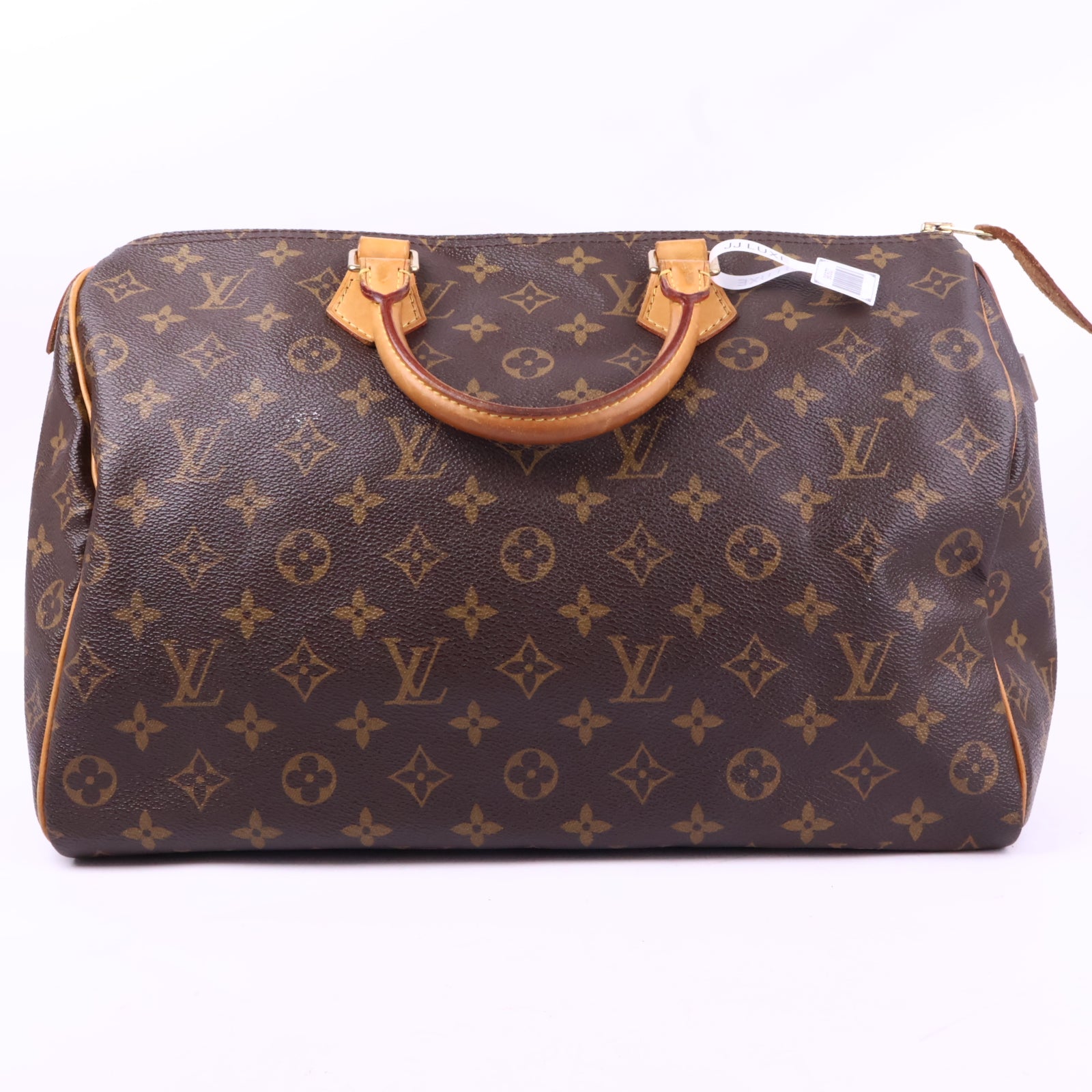 J2936 Louis Vuitton Top Handle Bag Speedy 30 | Pre-Owned Brown Canvas Monogram
