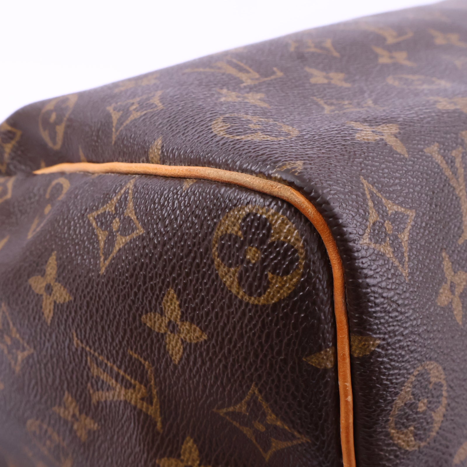 J2936 Louis Vuitton Top Handle Bag Speedy 30 | Pre-Owned Brown Canvas Monogram