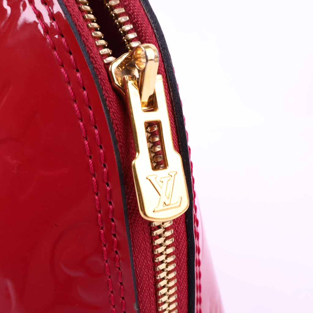 J2937 Louis Vuitton Shoulder Bag Alma BB | Pre-Owned Pink Patent Leather Monogram