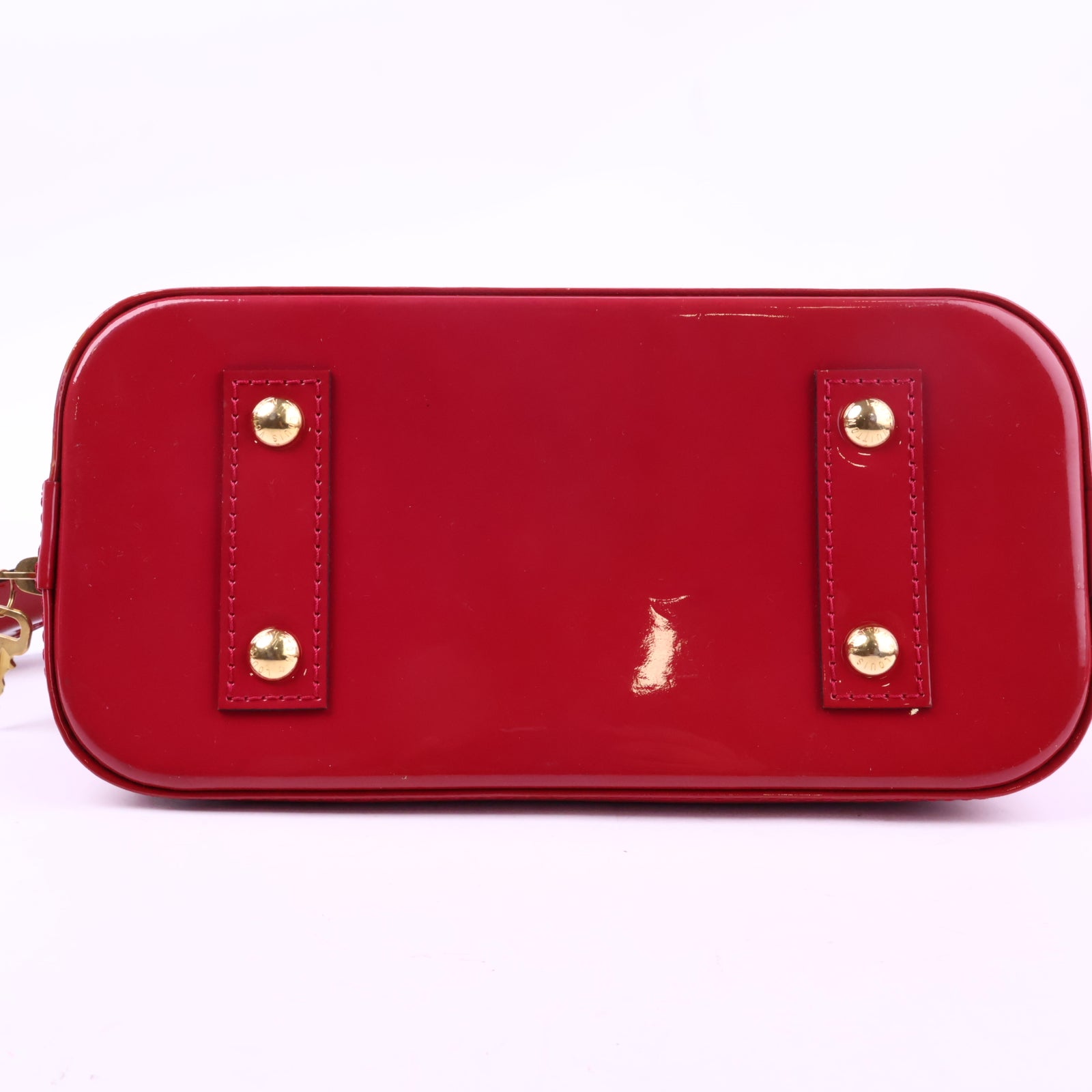 J2937 Louis Vuitton Shoulder Bag Alma BB | Pre-Owned Pink Patent Leather Monogram