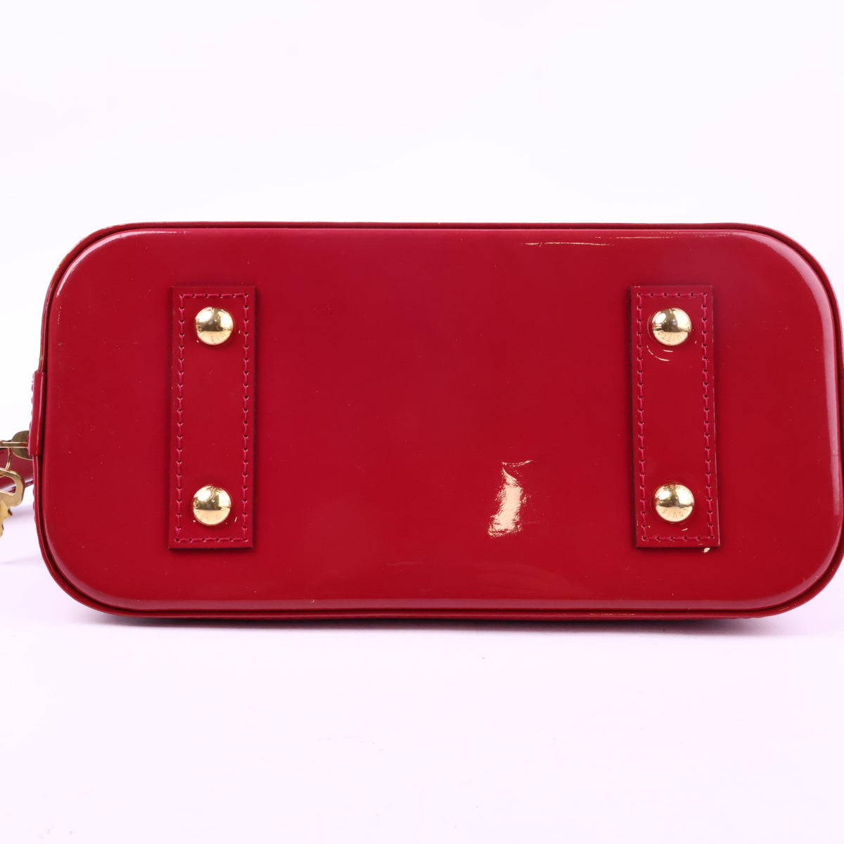 J2937 Louis Vuitton Shoulder Bag Alma BB | Pre-Owned Pink Patent Leather Monogram