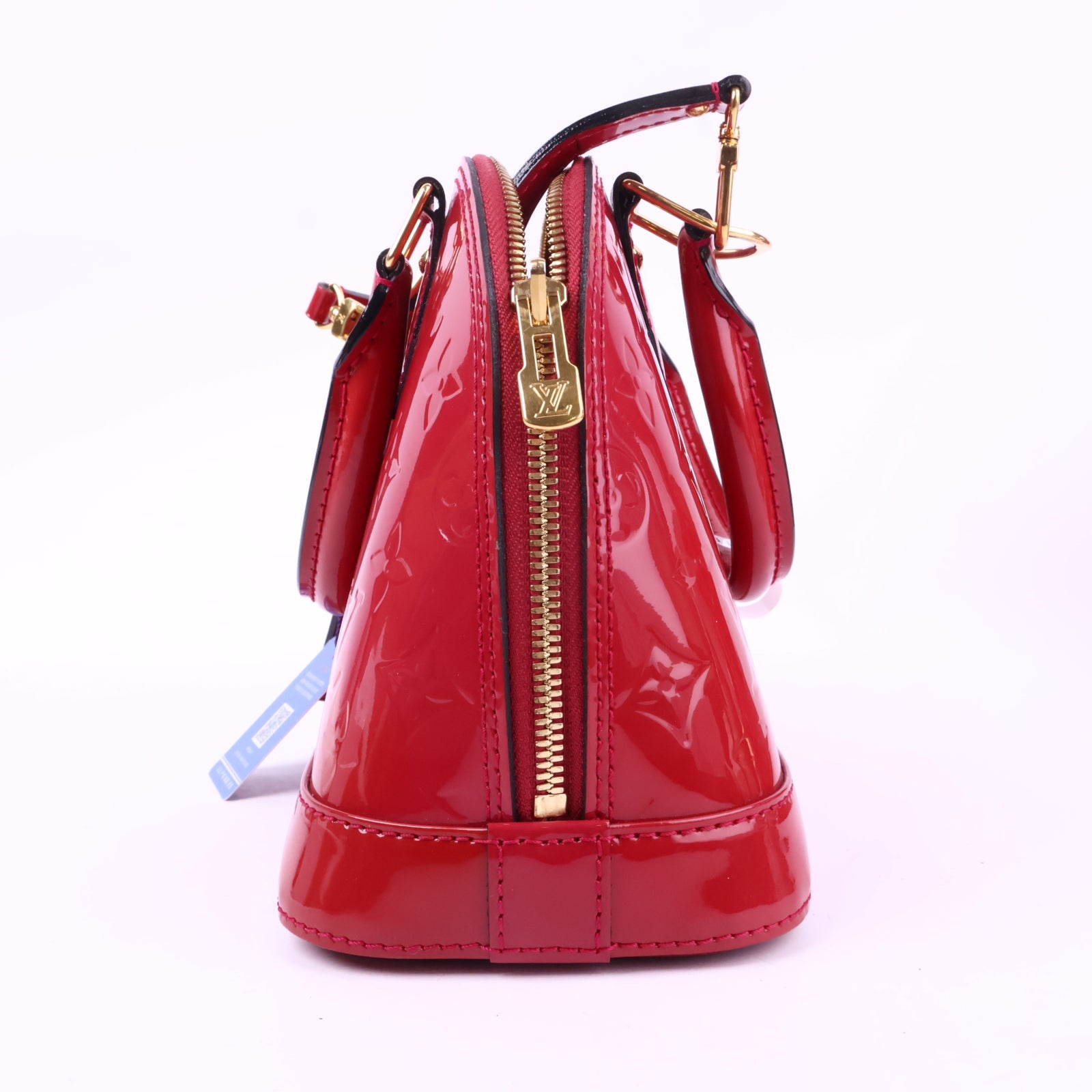J2937 Louis Vuitton Shoulder Bag Alma BB | Pre-Owned Pink Patent Leather Monogram