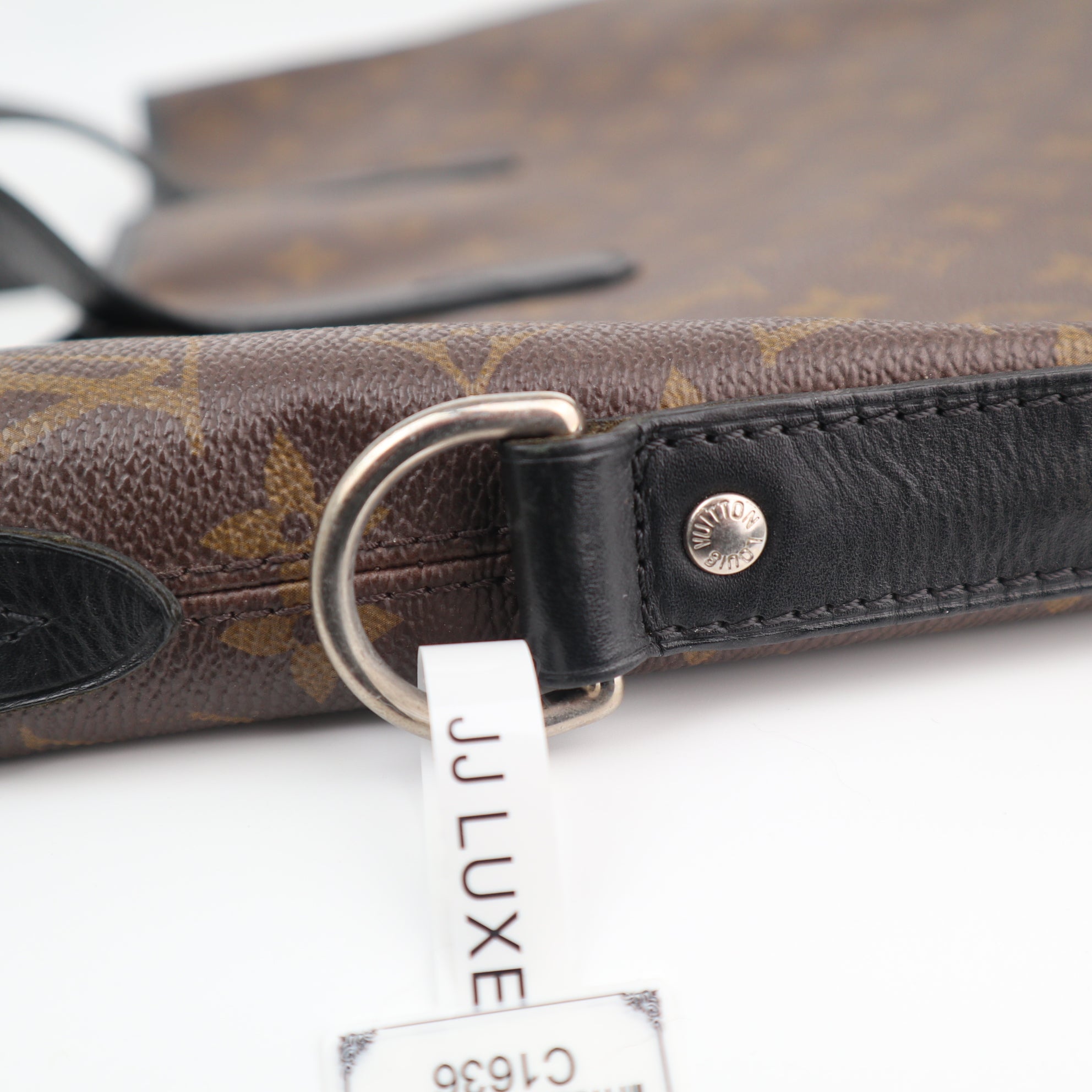 Louis Vuitton Monogram Macassar Davis Shoulder Bag C1636 | Pre-Owned Excellent Brown Monogram Canvas