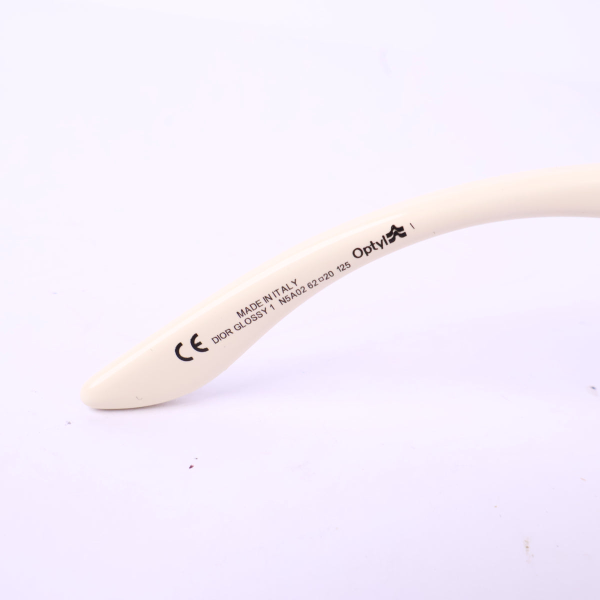 J2971 Christian Dior Sunglasses Dior White Oversized Sunglassess | Pre-Owned White Acetate / Metal