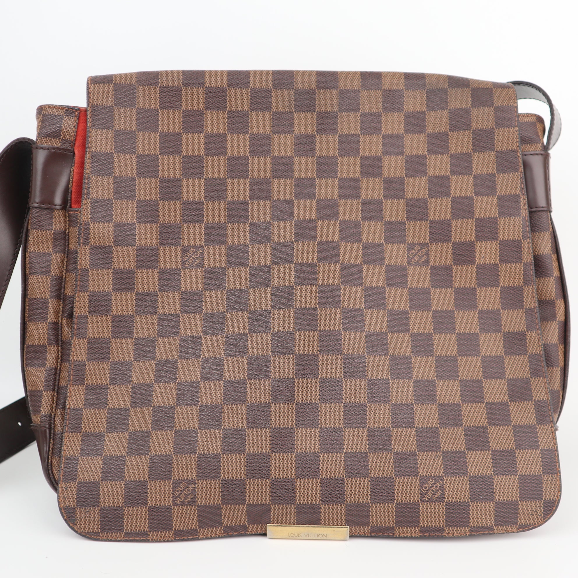 Louis Vuitton Damier Canvas Ebene Bastille Shoulder Bag C1639 | Pre-Owned Excellent Brown Damier Ebene Canvas